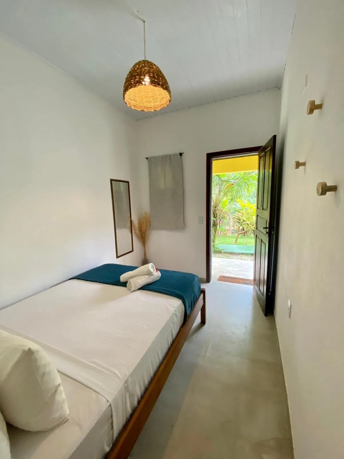 Bed in Pousada Oceano