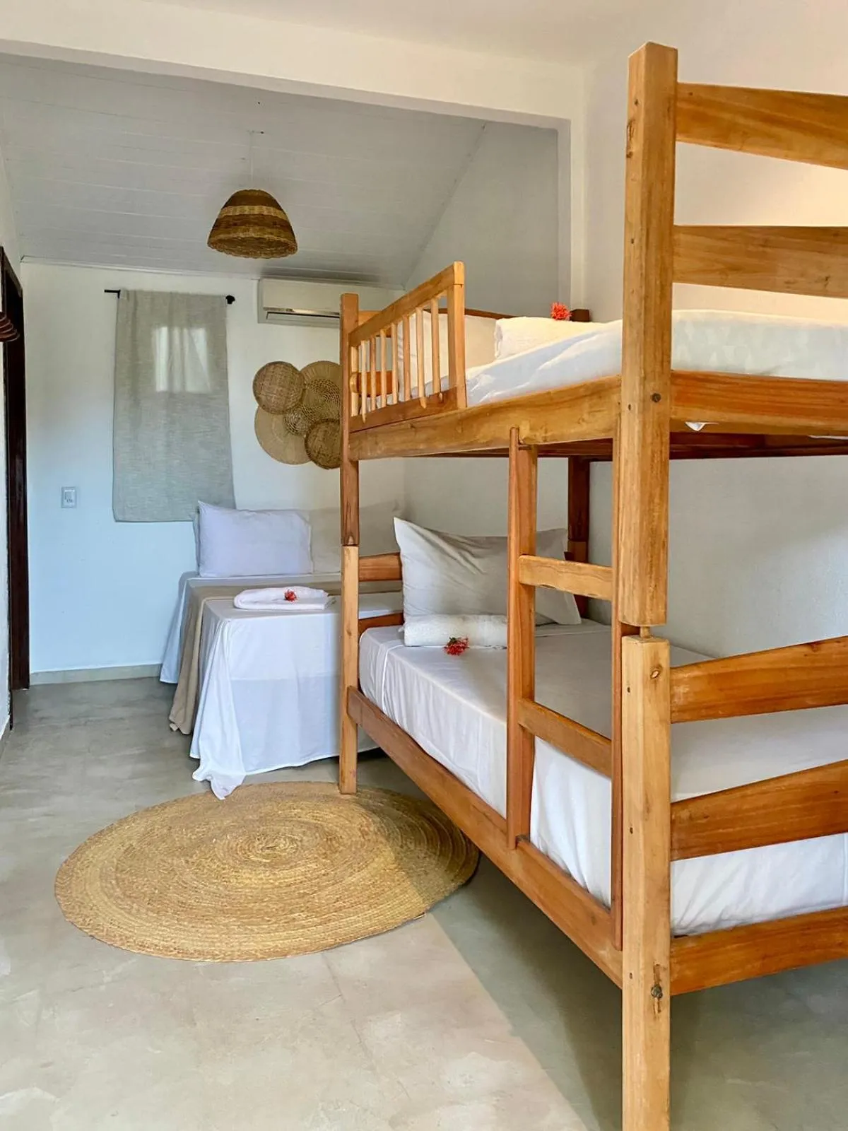 Bed in Pousada Oceano