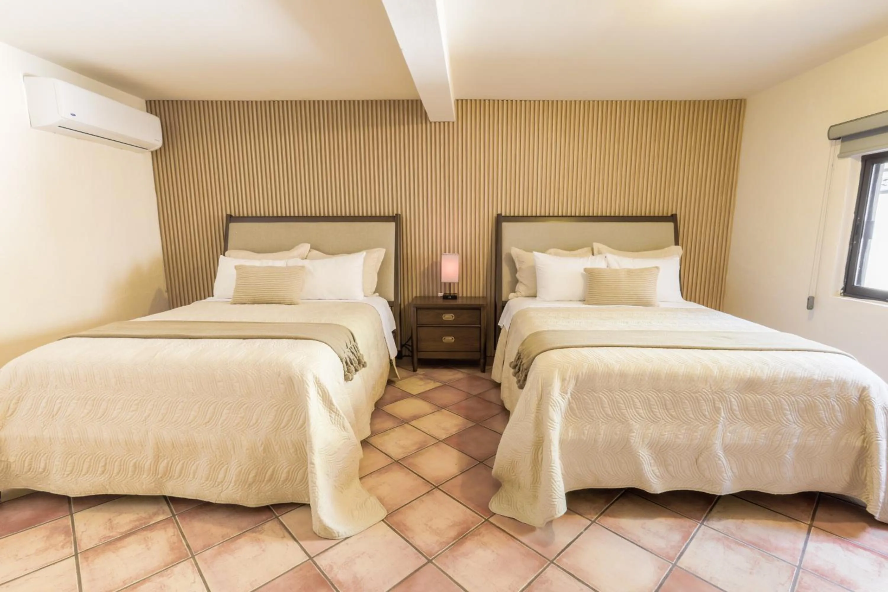 Bed in Hotel Posada Terranova