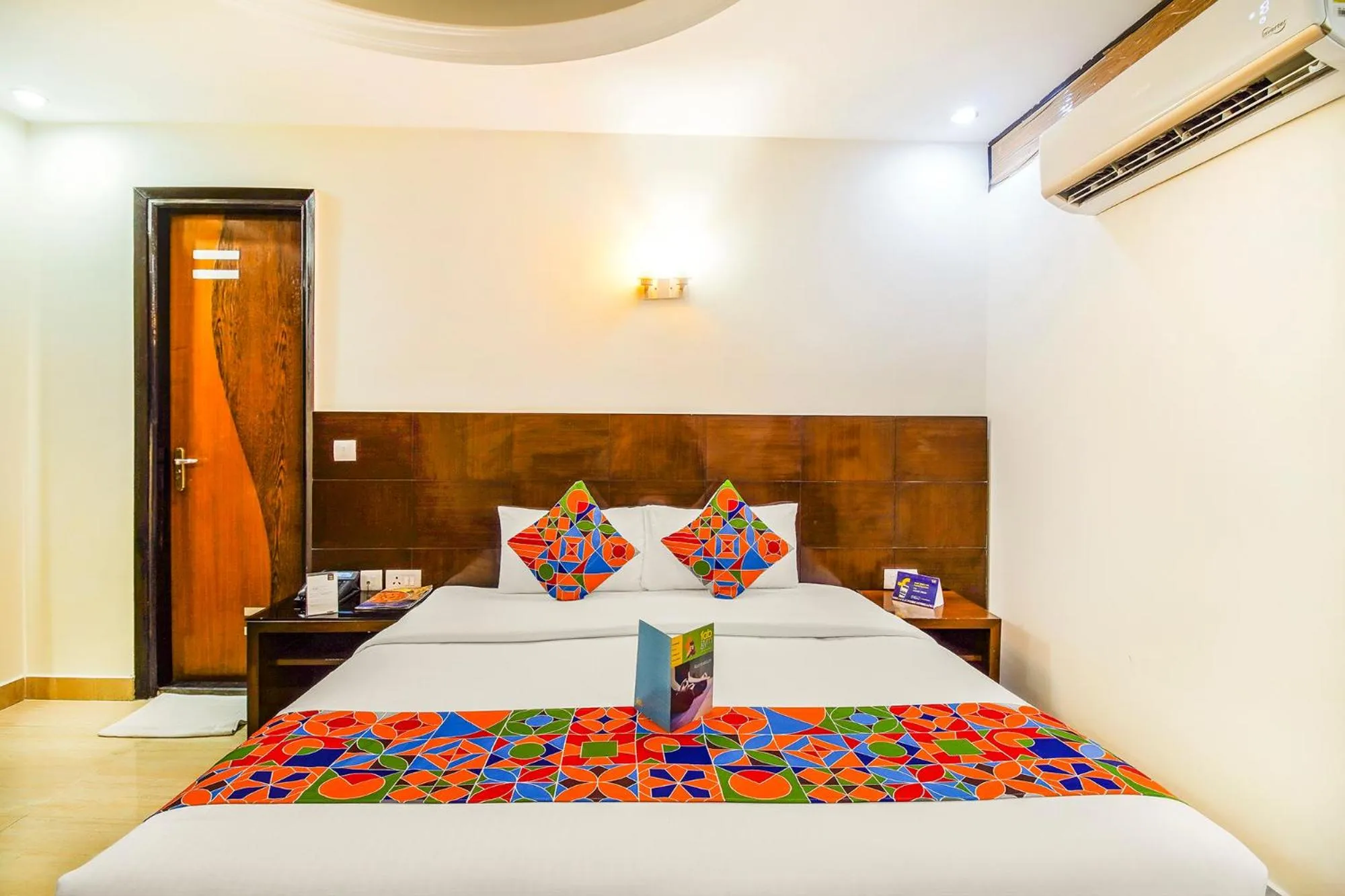 Bedroom, Bed in FabHotel Marble Arch Karol Bagh