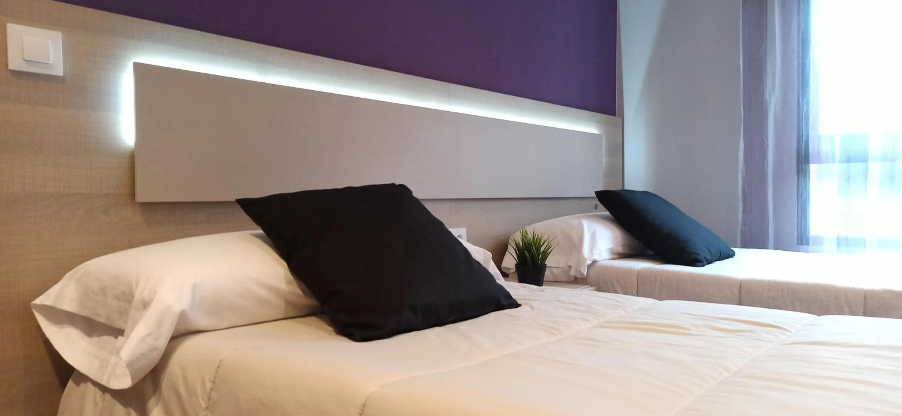 Bed in Hotel Marrodan Arnedillo