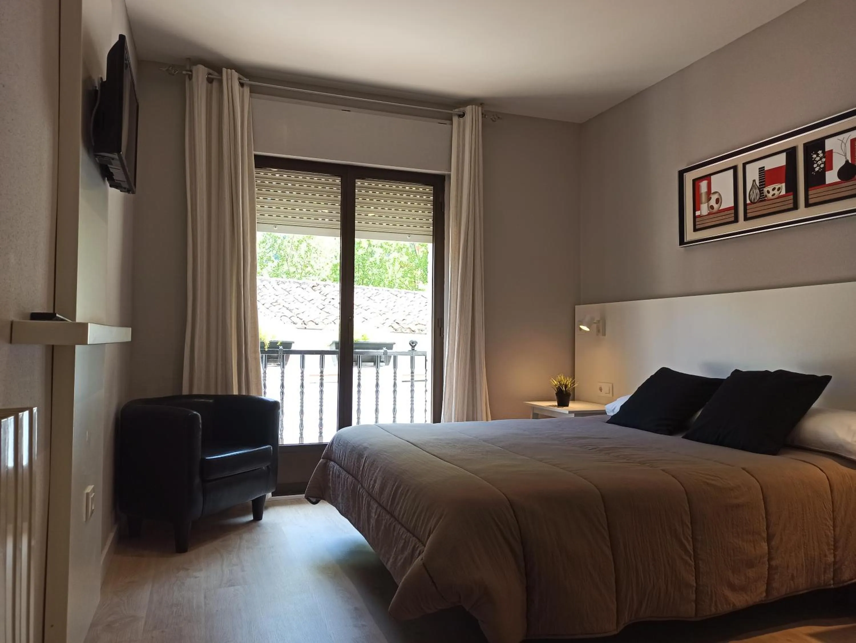 Bed in Hotel Marrodan Arnedillo