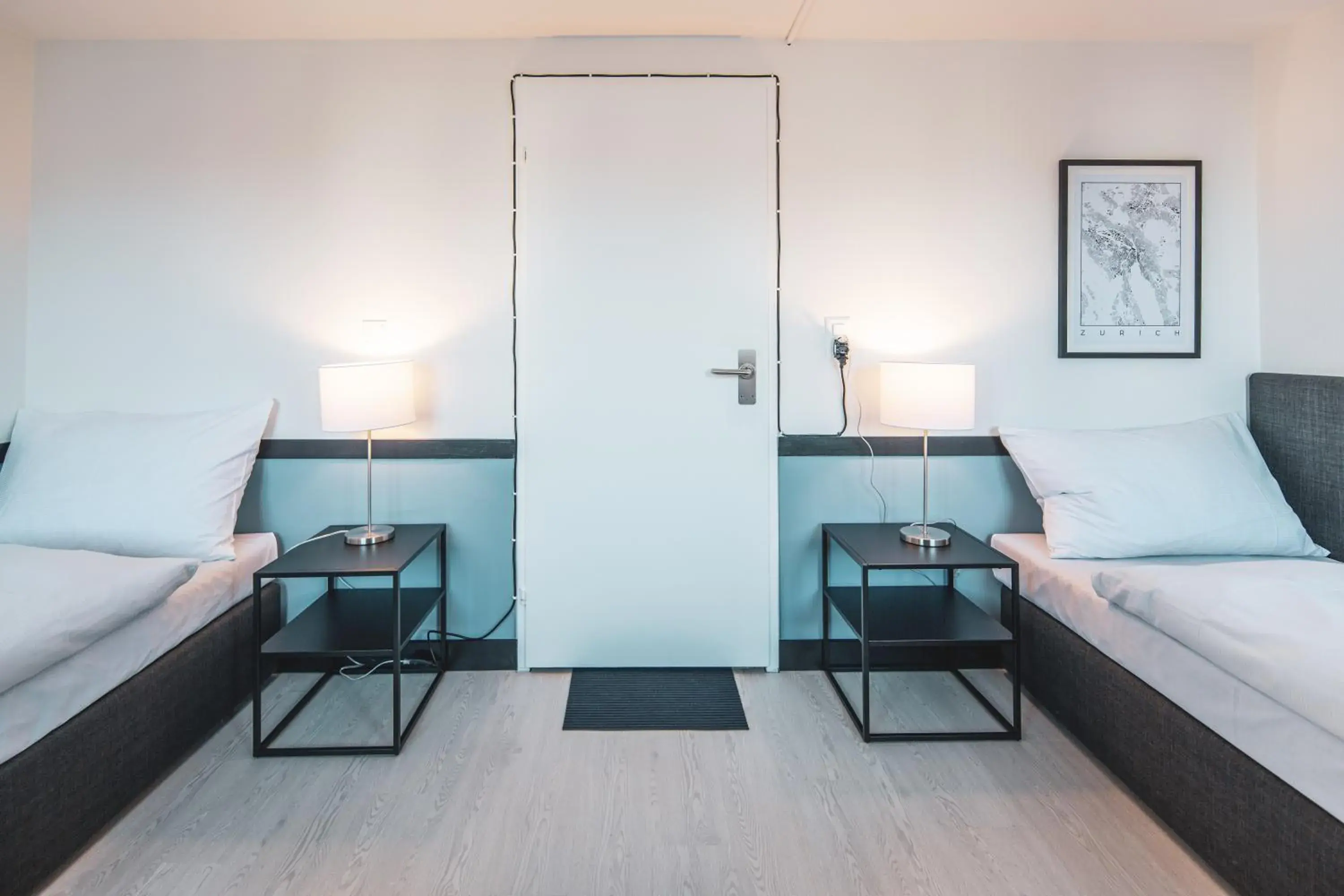 Twin Room with Shared Bathroom - single occupancy in Pop Up Hotel Krone Zürich Twin Room with Shared Bathroom - single occupancy in Pop Up Hotel Krone Zürich