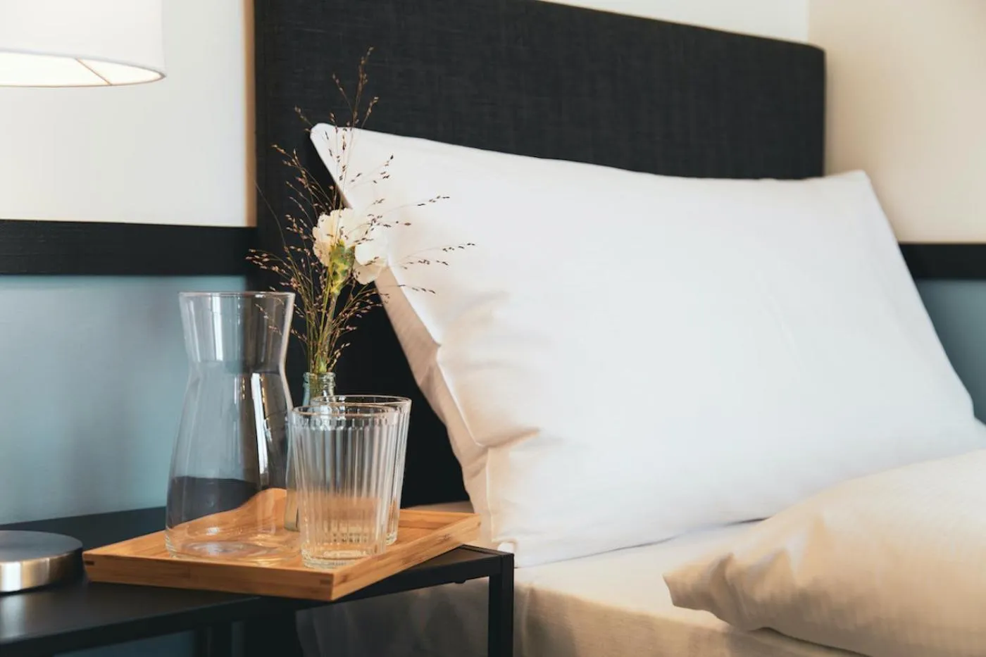 Bed in Pop Up Hotel Krone Zürich