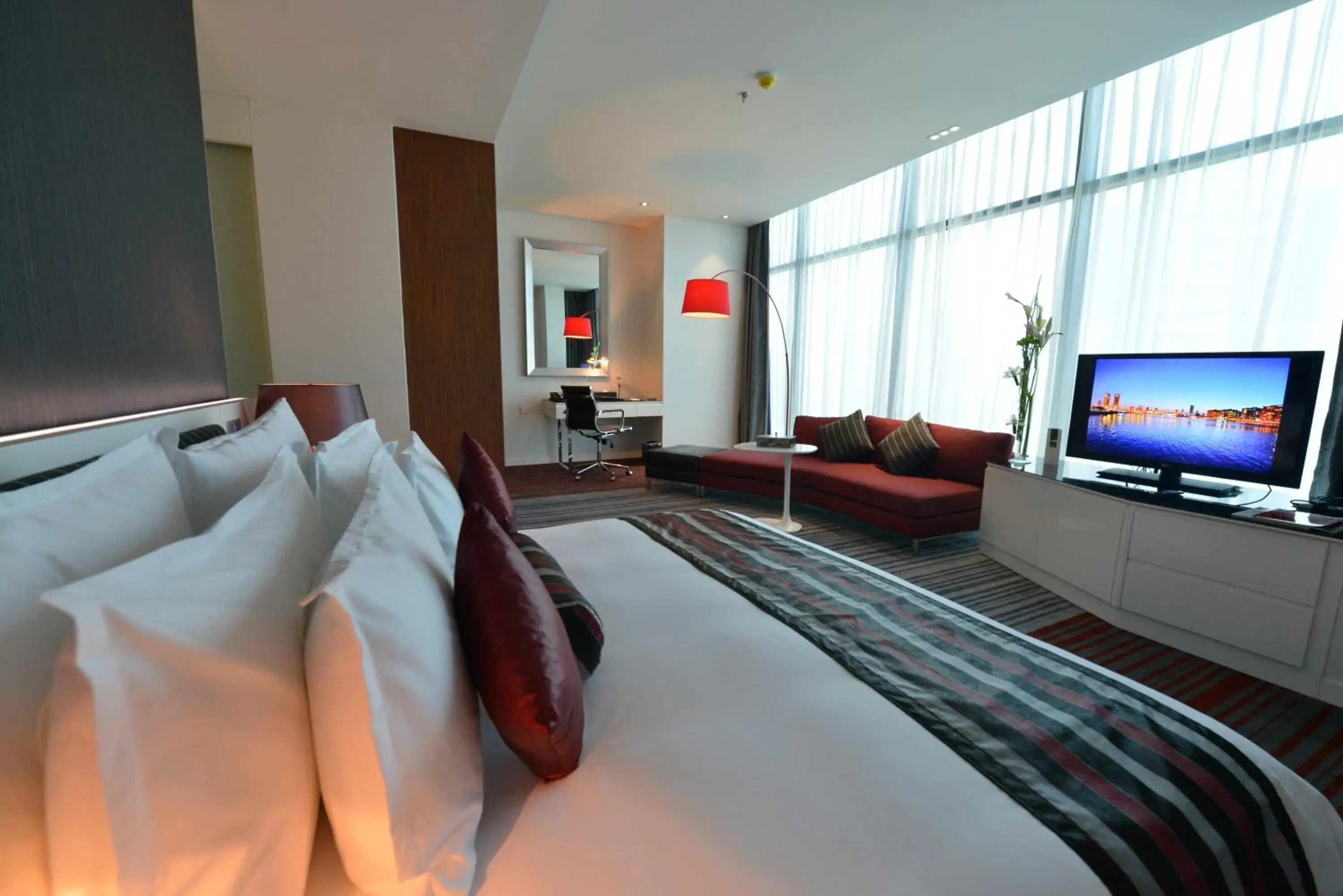 Photo of the whole room, Bed in Ramee Grand Hotel And Spa