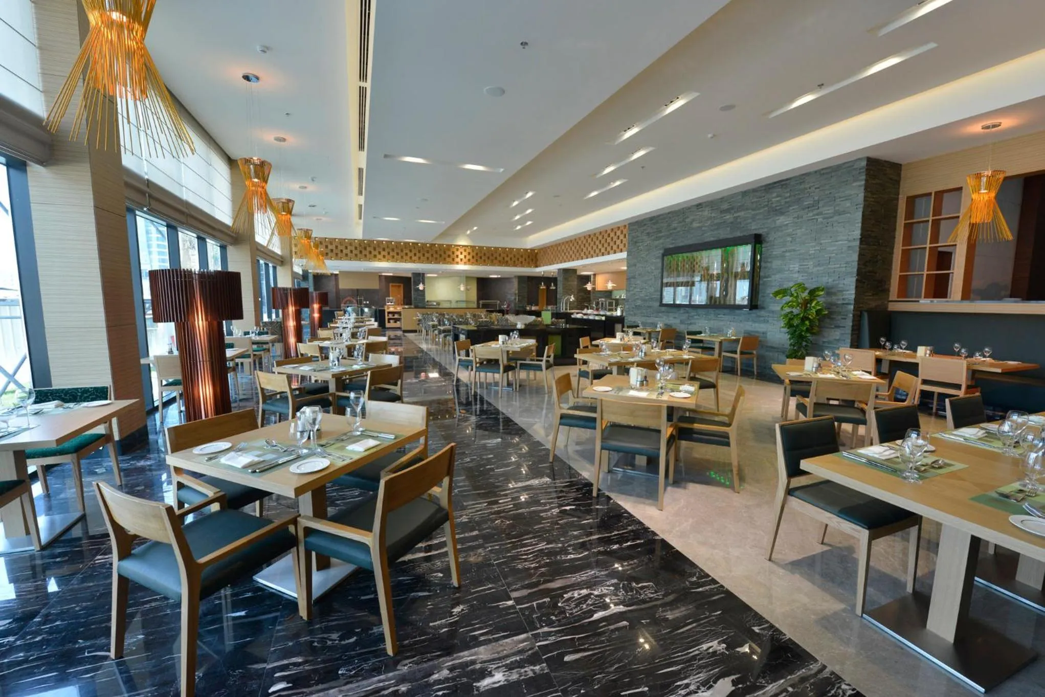 Restaurant/places to eat in Ramee Grand Hotel And Spa