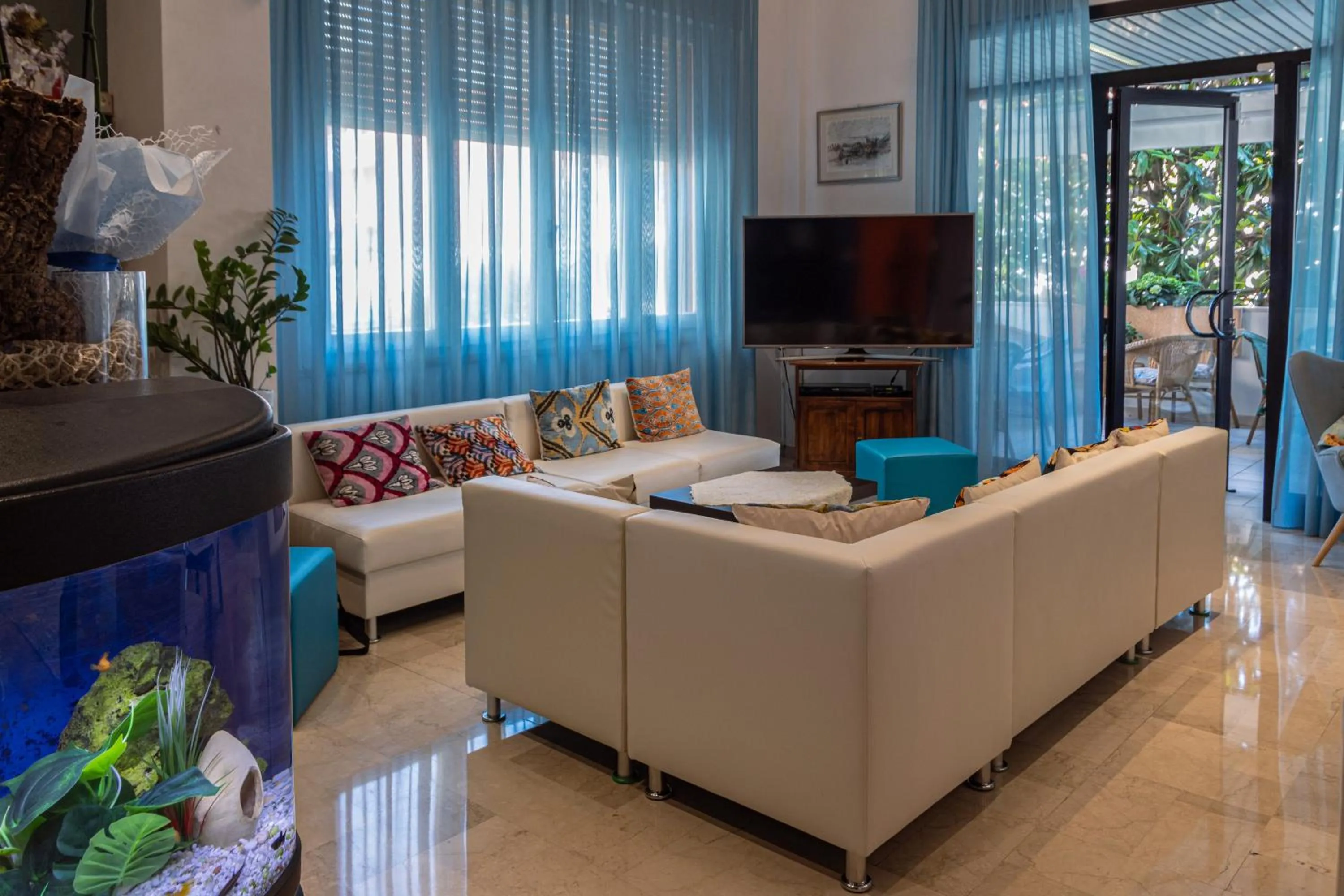 Living room in Hotel Boston