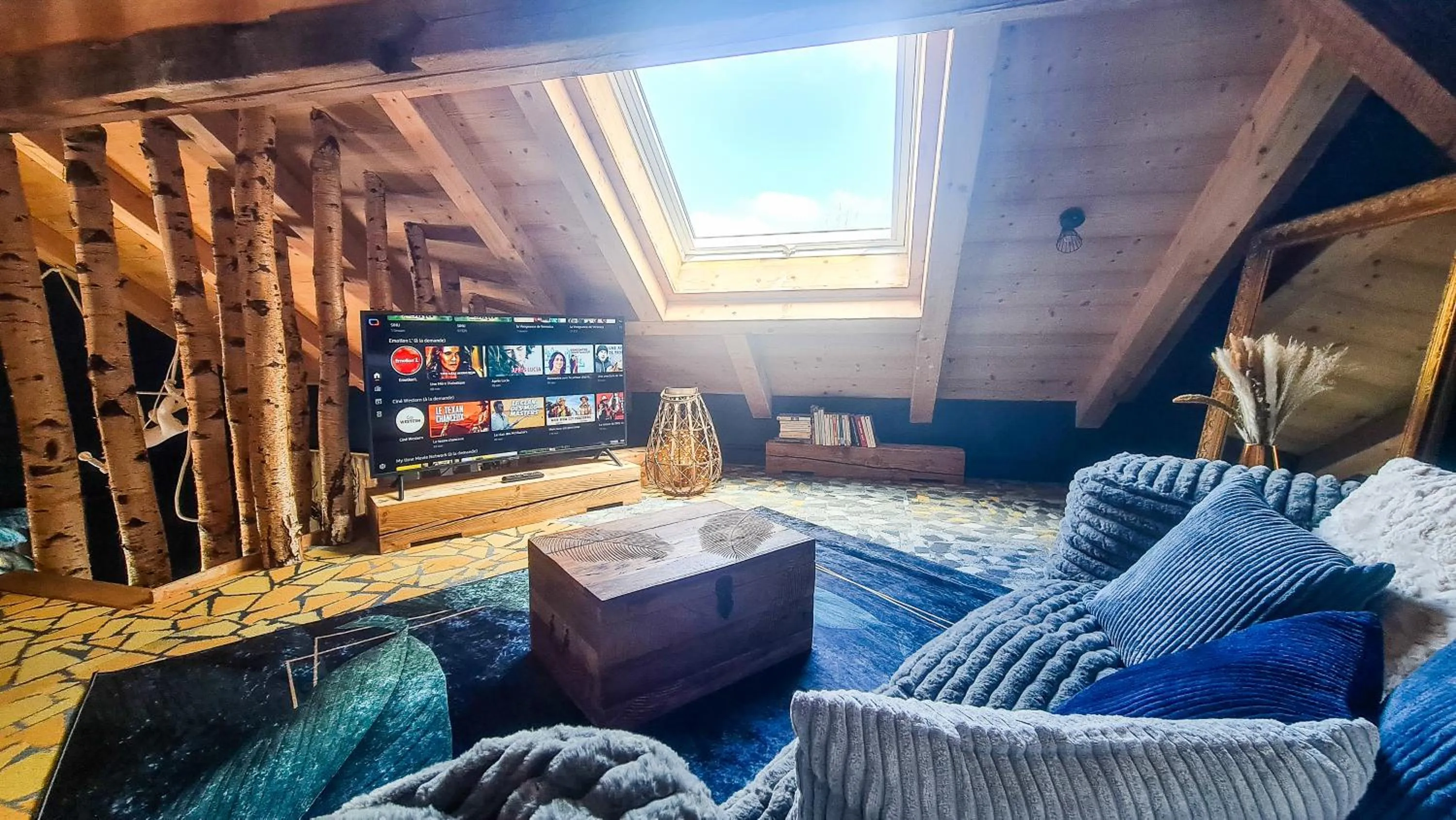 Seating area in CHALET 1703 - Refuge Alpin avec Spa & Sauna - l'esprit maison au Coeur des Alpes - Adults Only