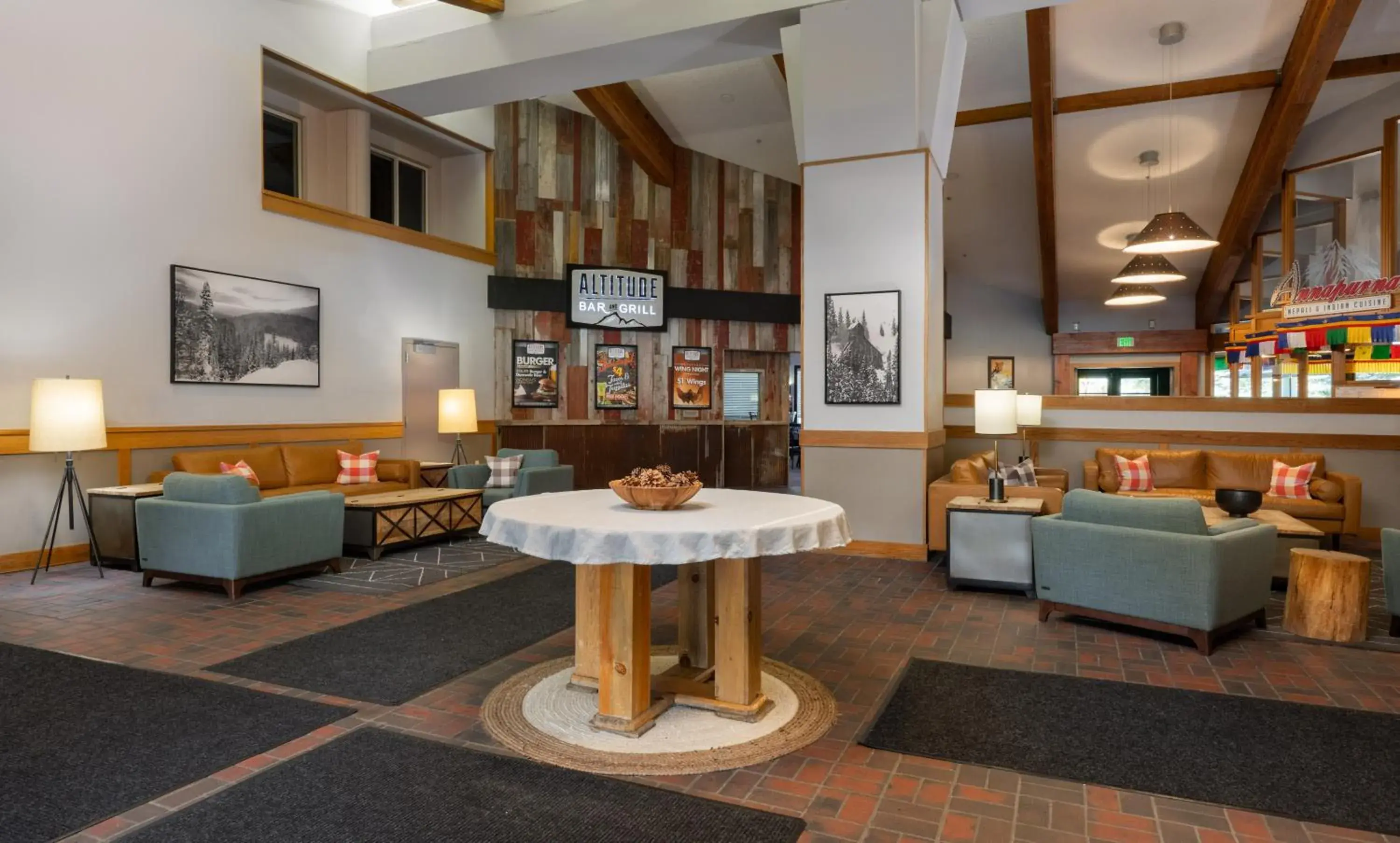 Lobby or reception in Evergreen Lodge at Vail Lobby or reception in Evergreen Lodge at Vail