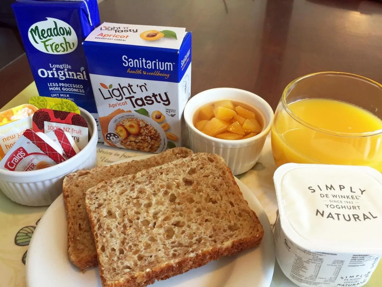 Breakfast in Airways Motel