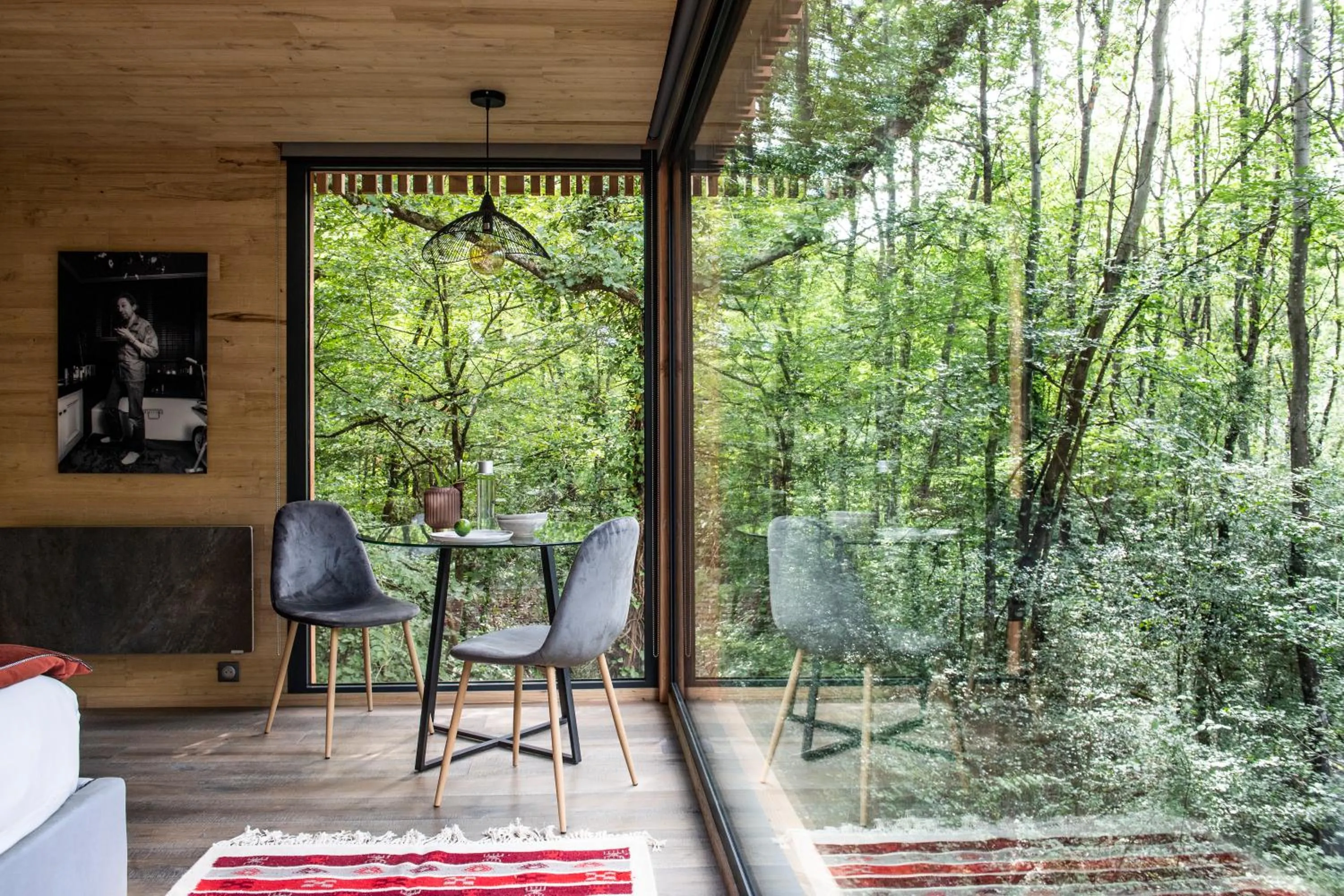 Seating area in Loire Valley Lodges - Hotel