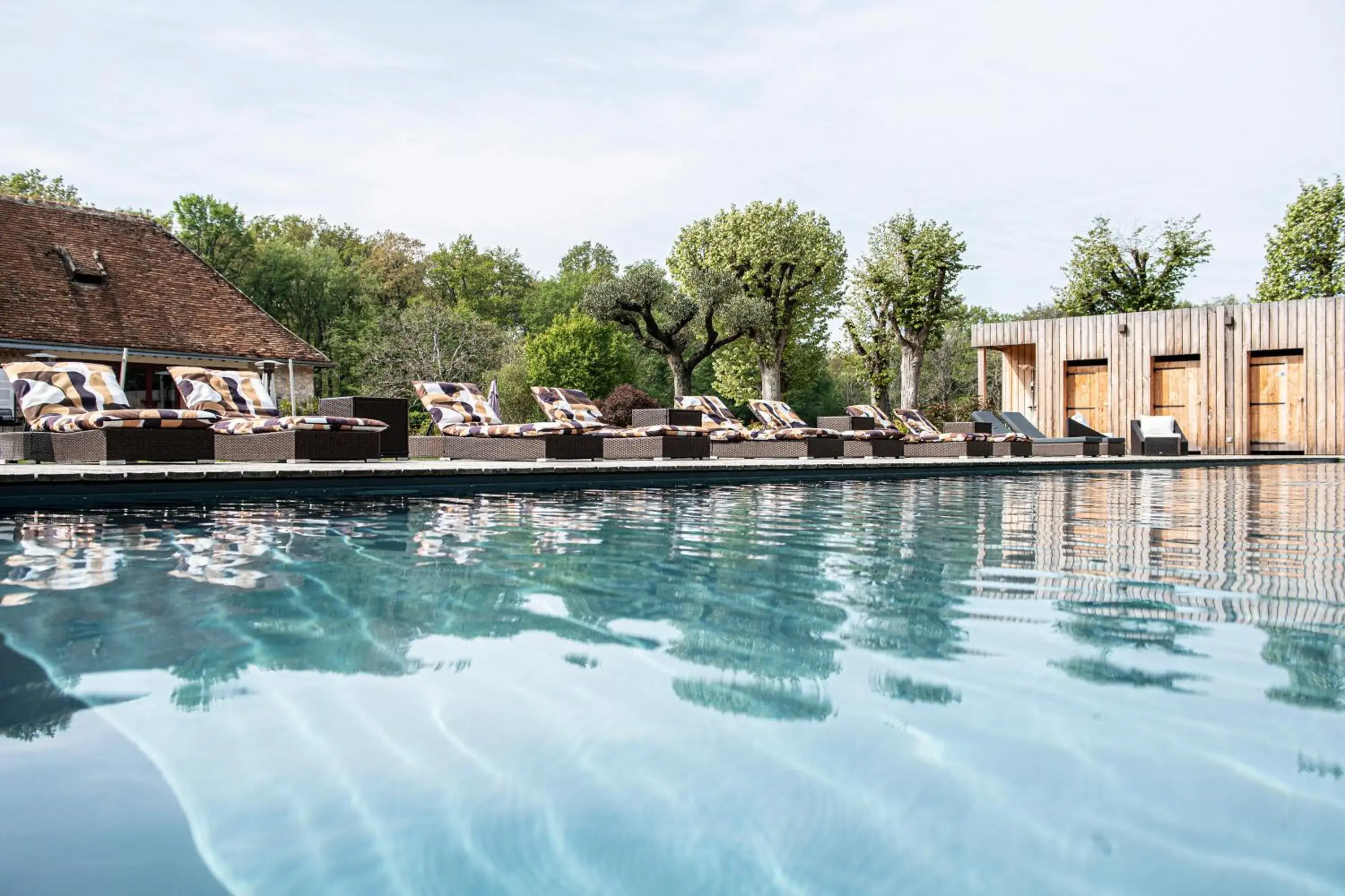 Swimming pool in Loire Valley Lodges - Hotel Swimming pool in Loire Valley Lodges - Hotel