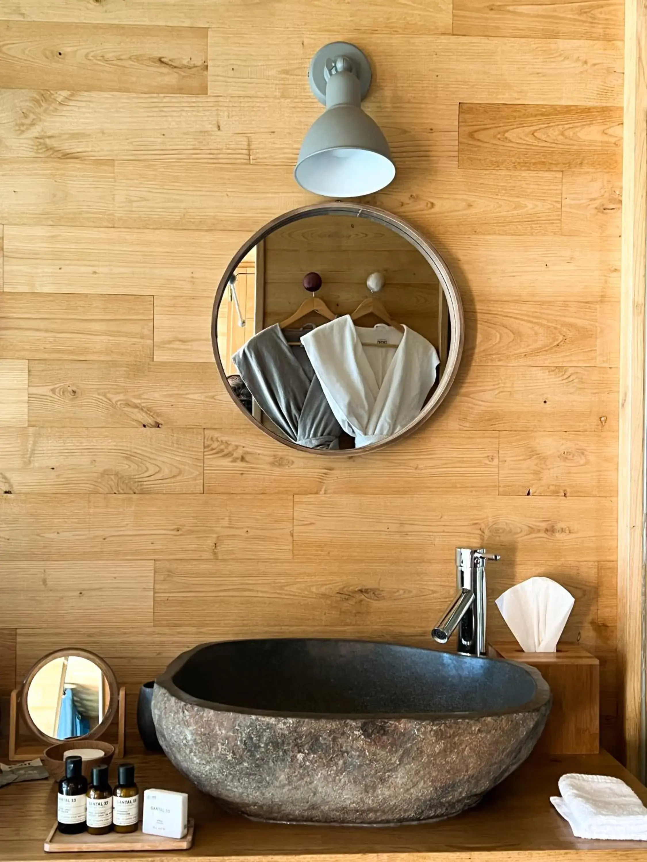 Bathroom in Loire Valley Lodges - Hotel Bathroom in Loire Valley Lodges - Hotel