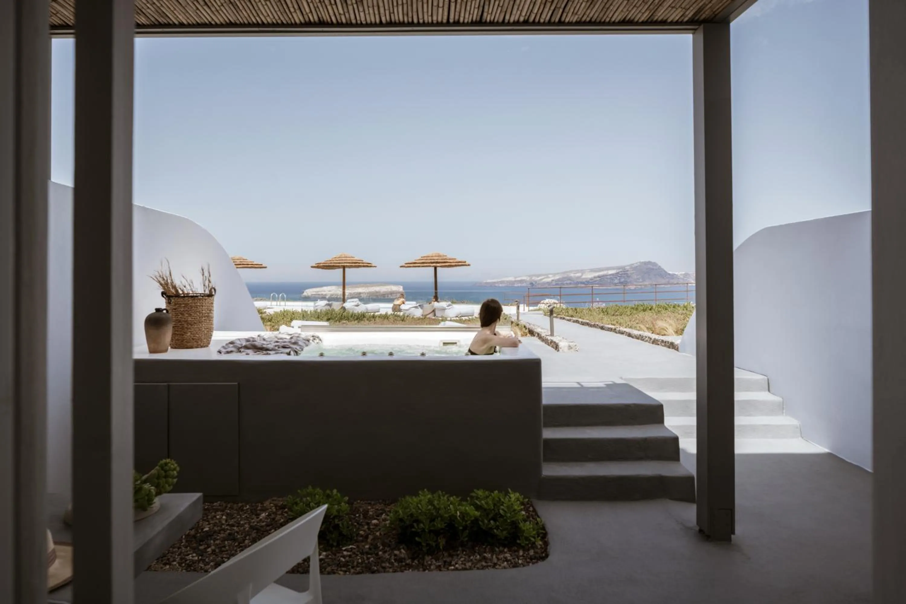 Hot Tub in Coco-Mat Hotel Santorini