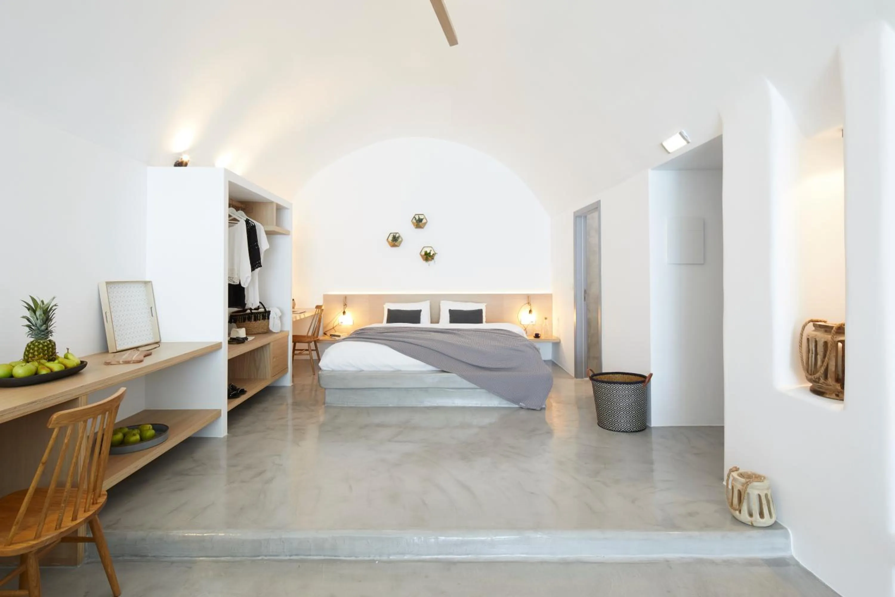 Bed in Coco-Mat Hotel Santorini