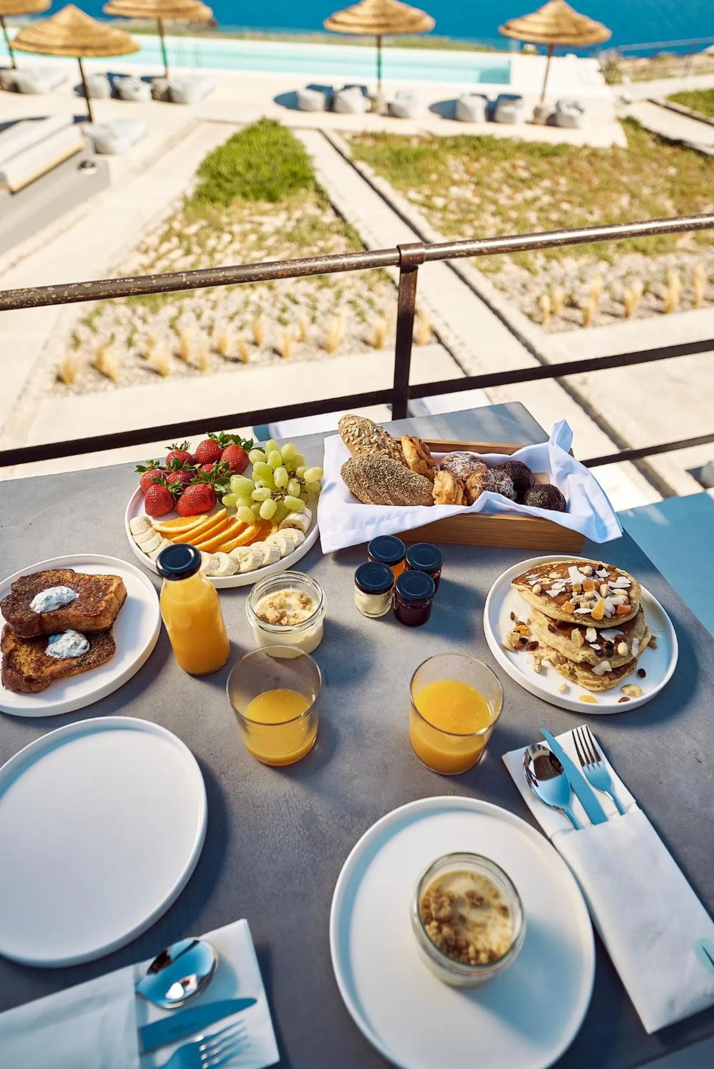 Breakfast in Coco-Mat Hotel Santorini