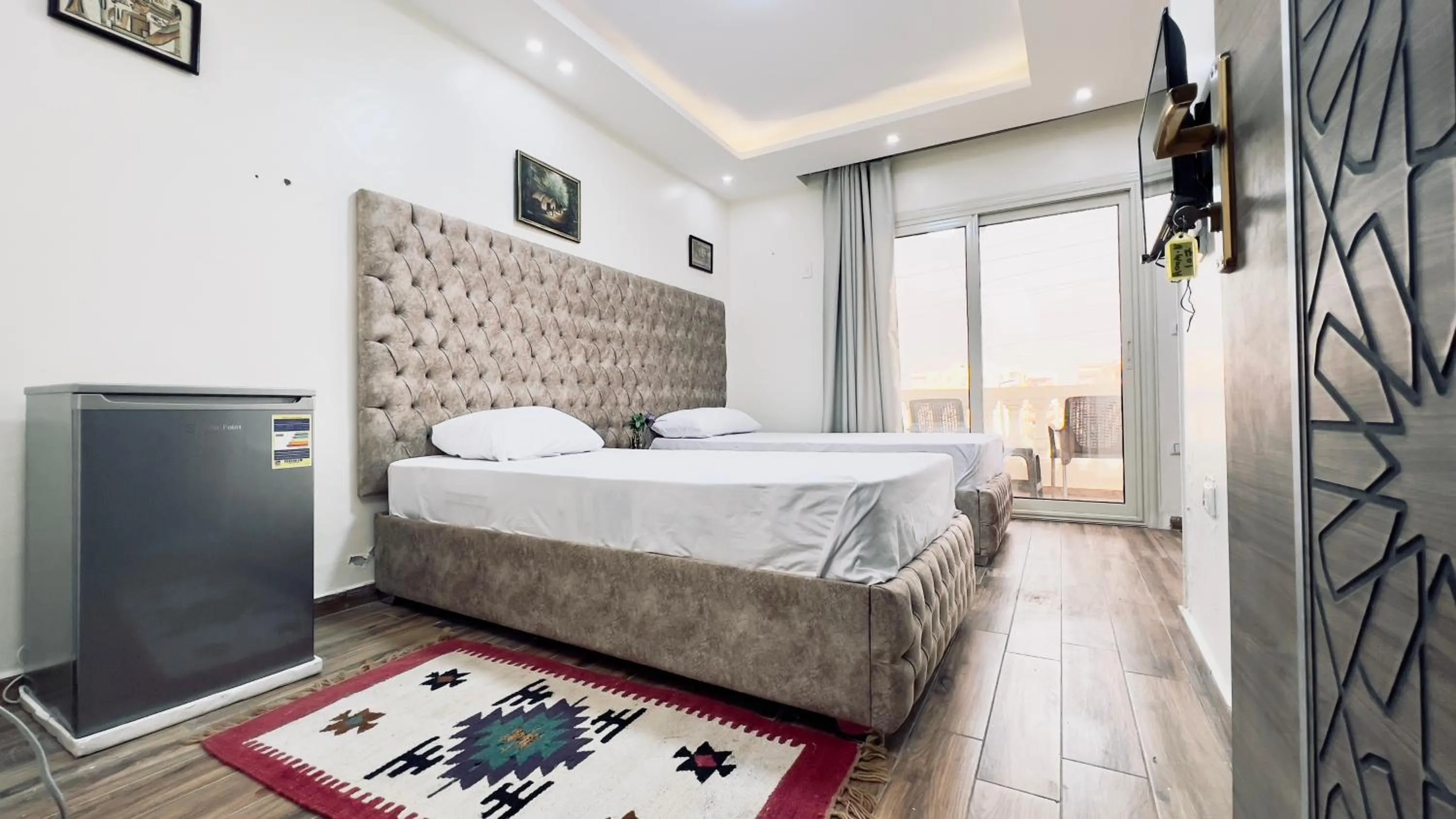 Bed in Pyramids Gardens Hotel