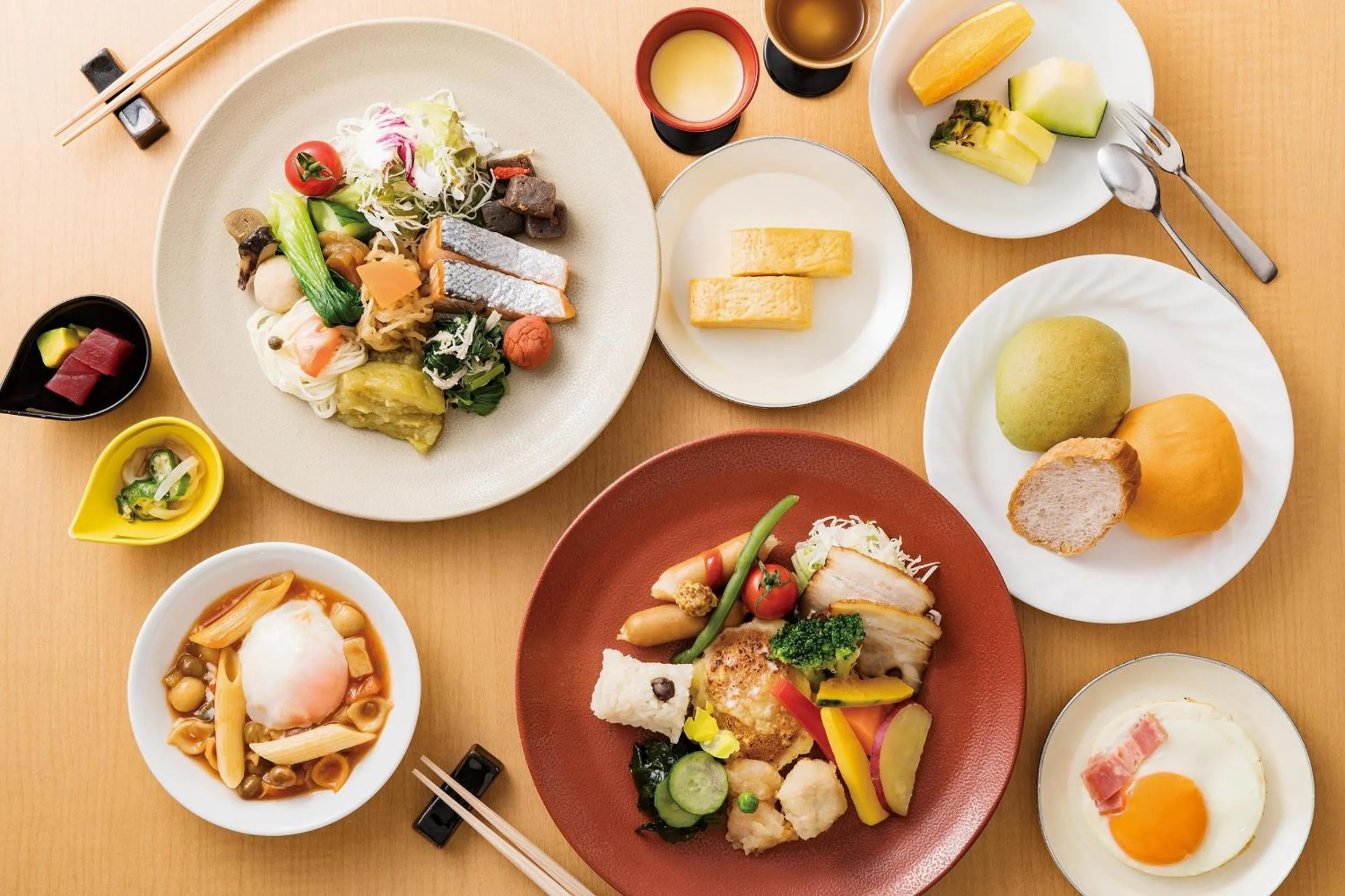 Buffet breakfast in Arima Kirari