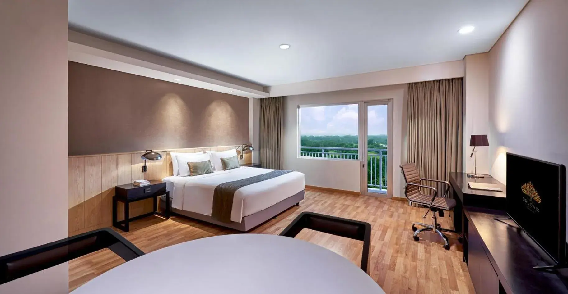 Bed in Delonix Hotel Karawang Bed in Delonix Hotel Karawang