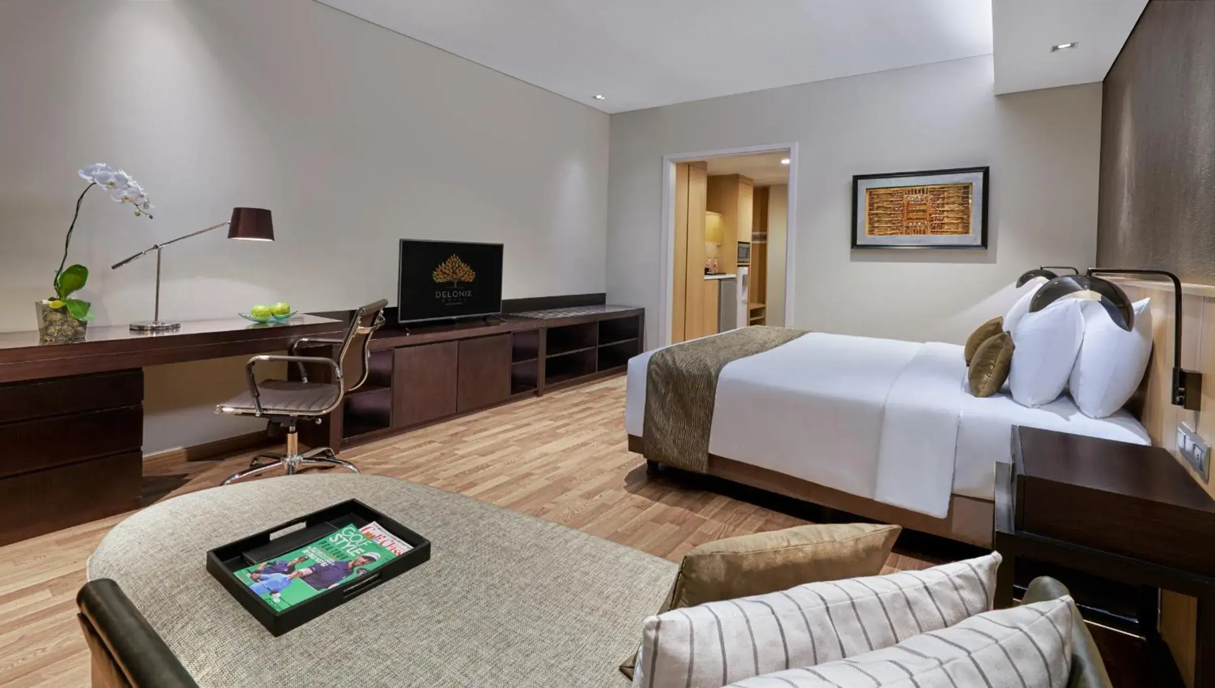 Bed in Delonix Hotel Karawang Bed in Delonix Hotel Karawang