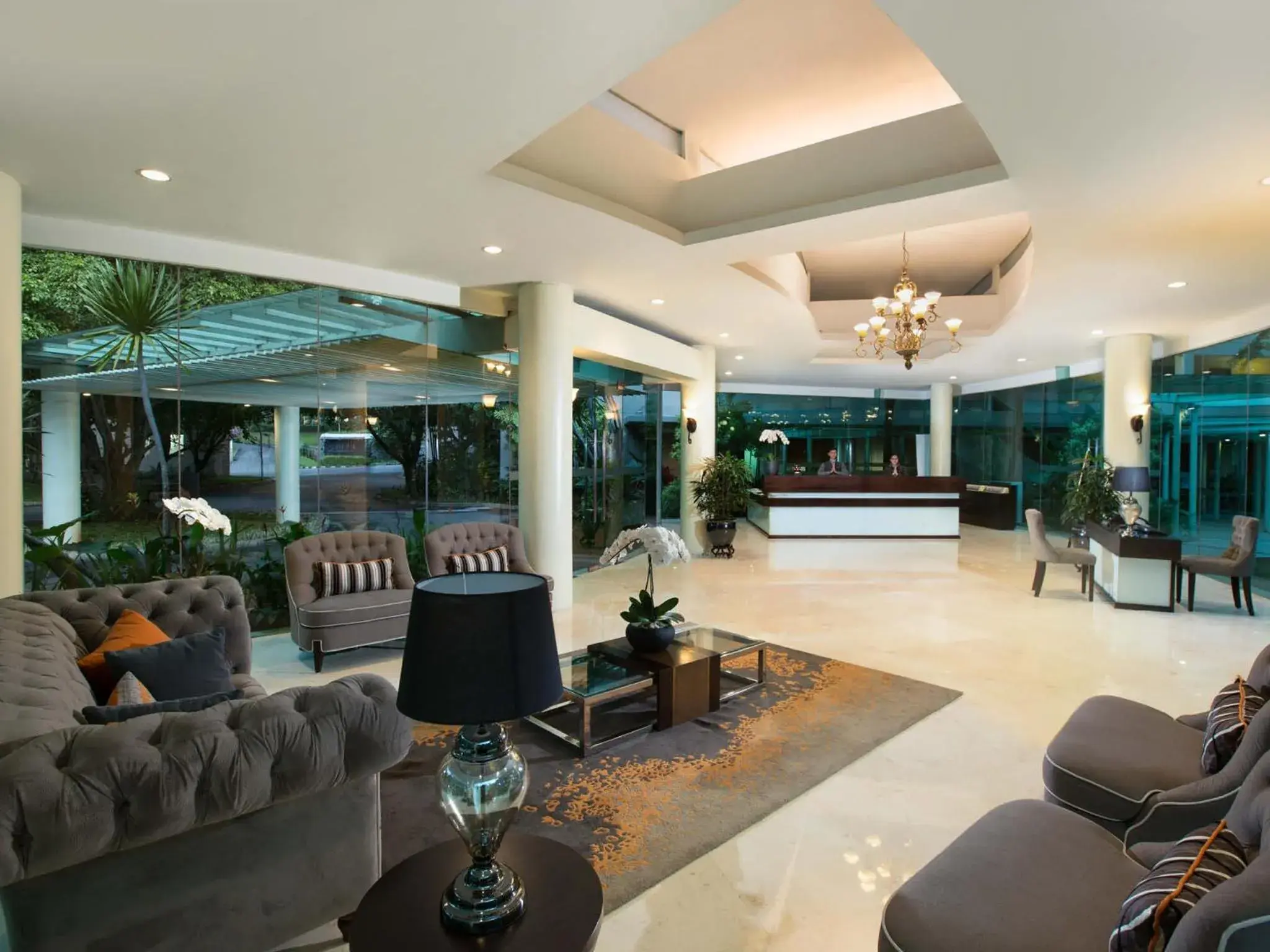 Lobby or reception in Delonix Hotel Karawang Lobby or reception in Delonix Hotel Karawang
