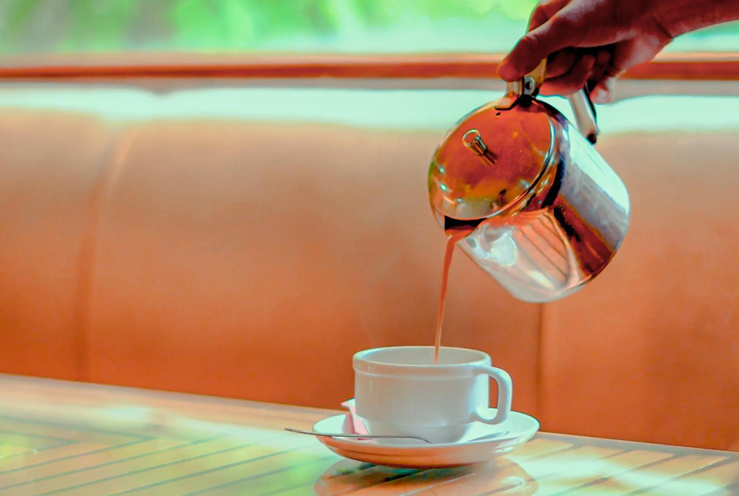 Dining area in Hotel Mirage