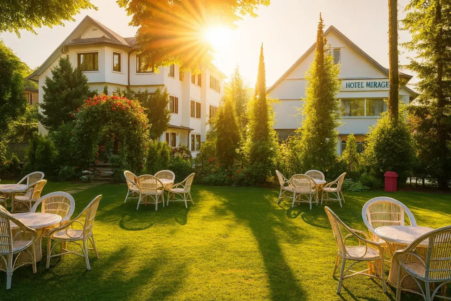 Property building in Hotel Mirage Property building in Hotel Mirage