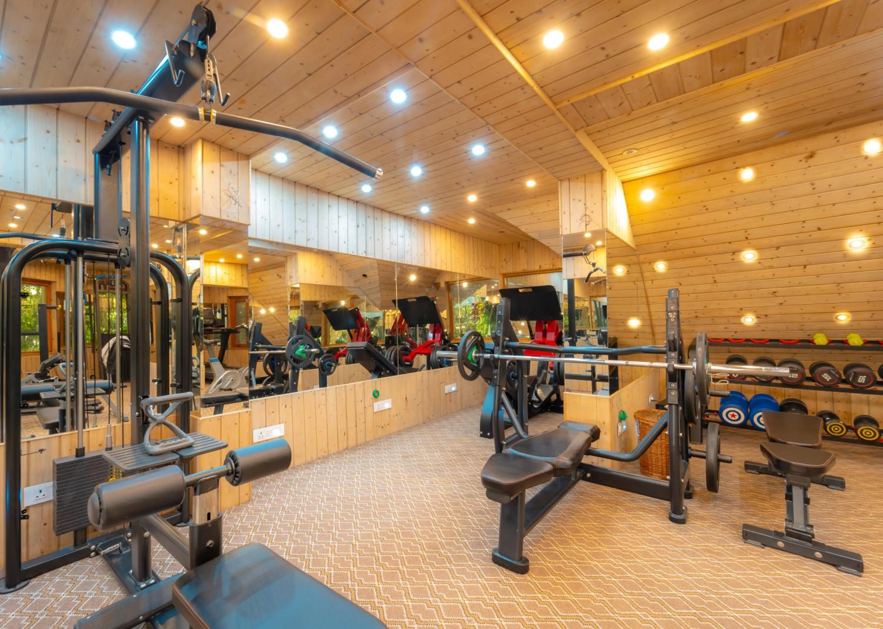 Fitness centre/facilities in Hotel Mirage