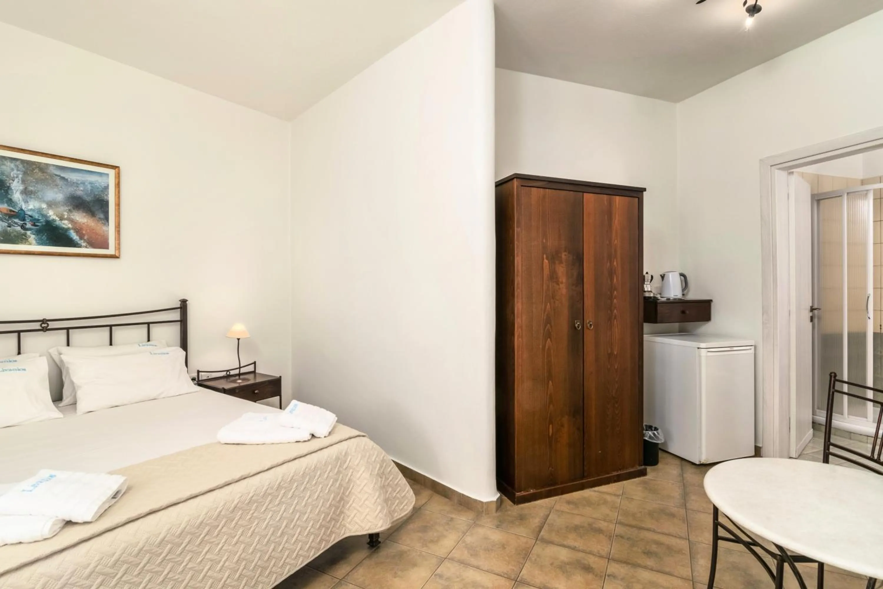 Bedroom, Bed in Livanios Studios