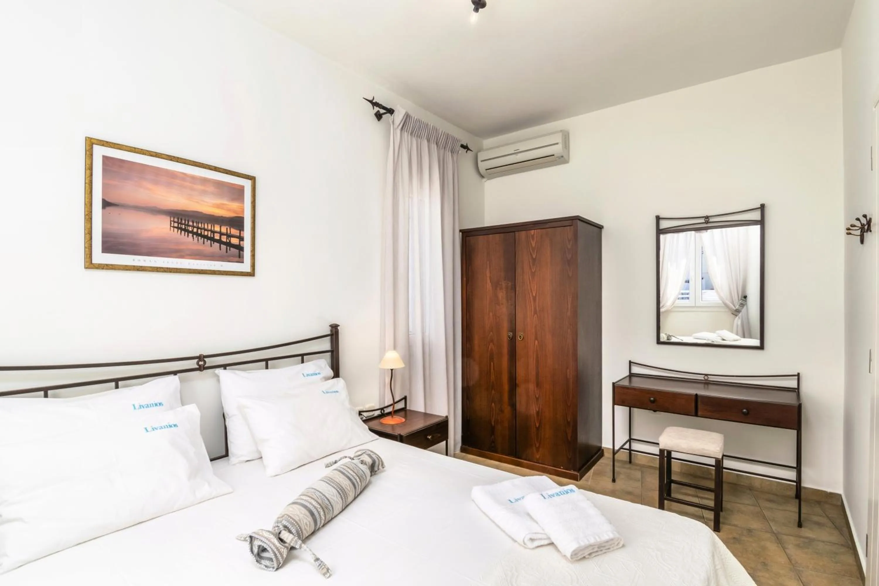 Bedroom, Bed in Livanios Studios