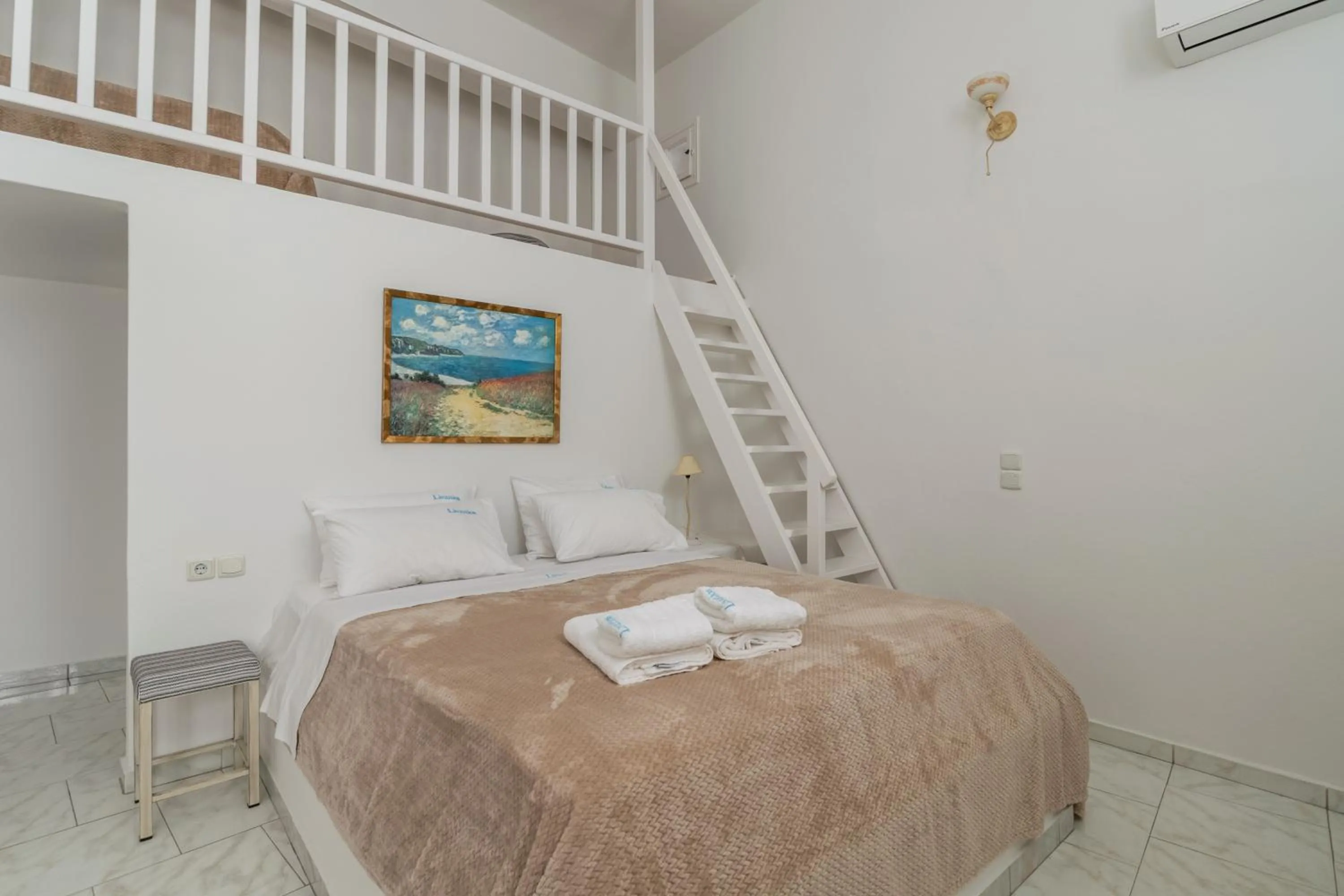 Bed in Livanios Studios