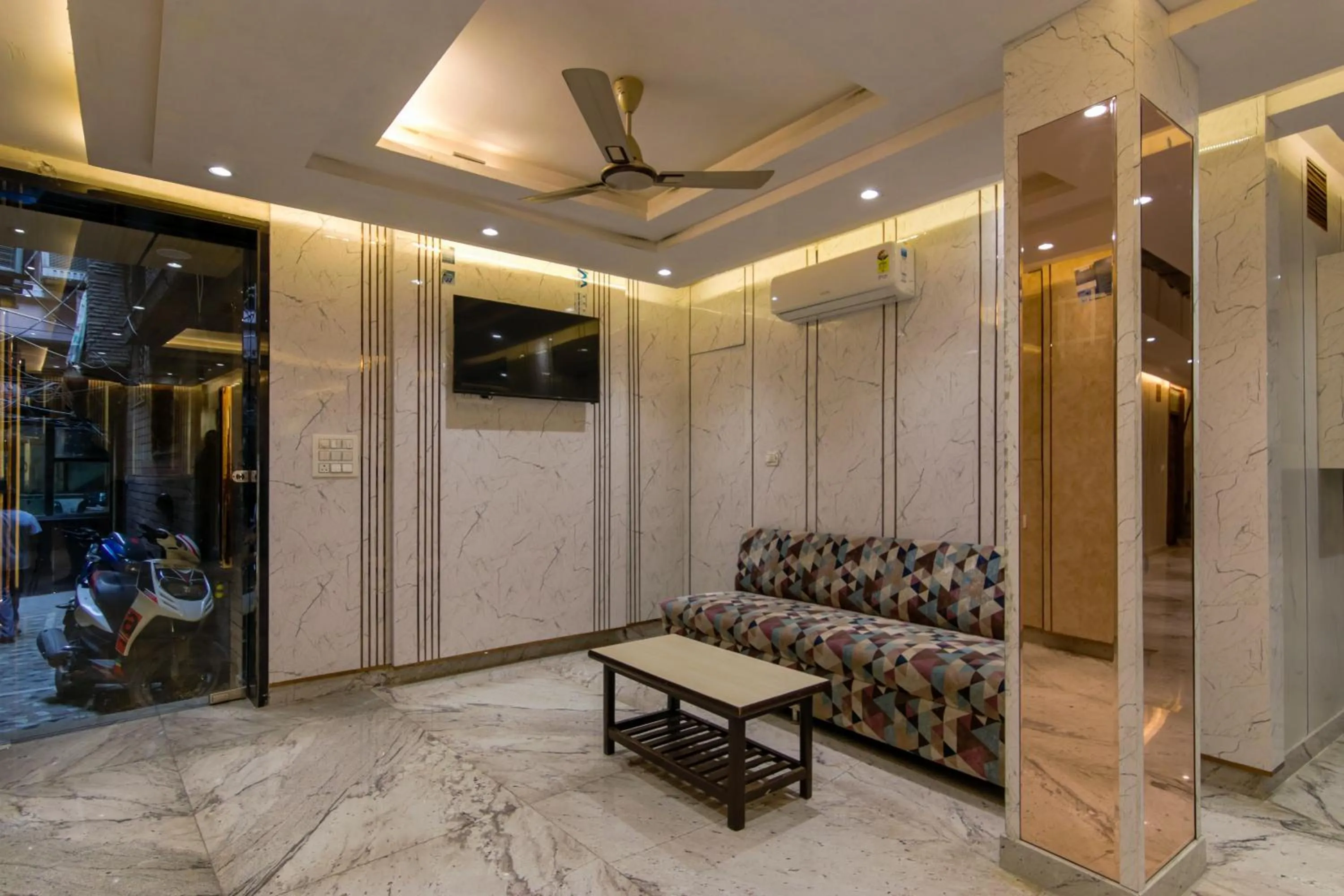 Seating area in Hotel Star Palace