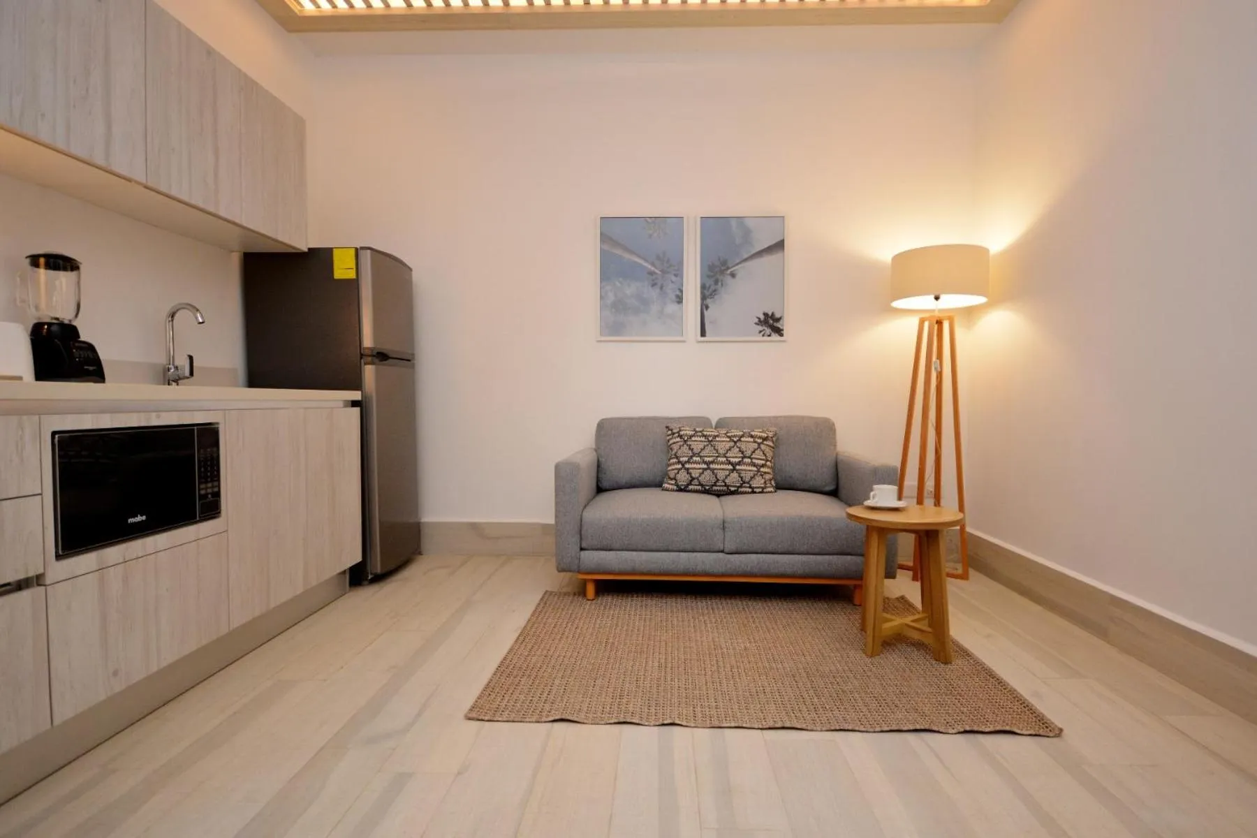 Living room in MAYAN MONK Suites