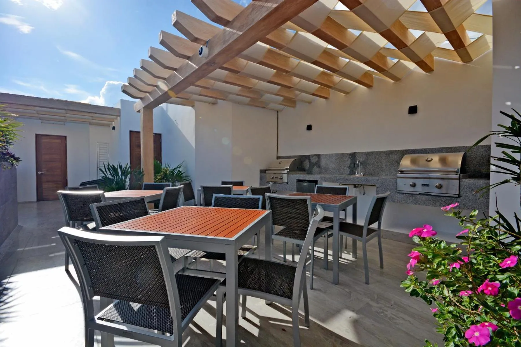 Patio in MAYAN MONK Suites