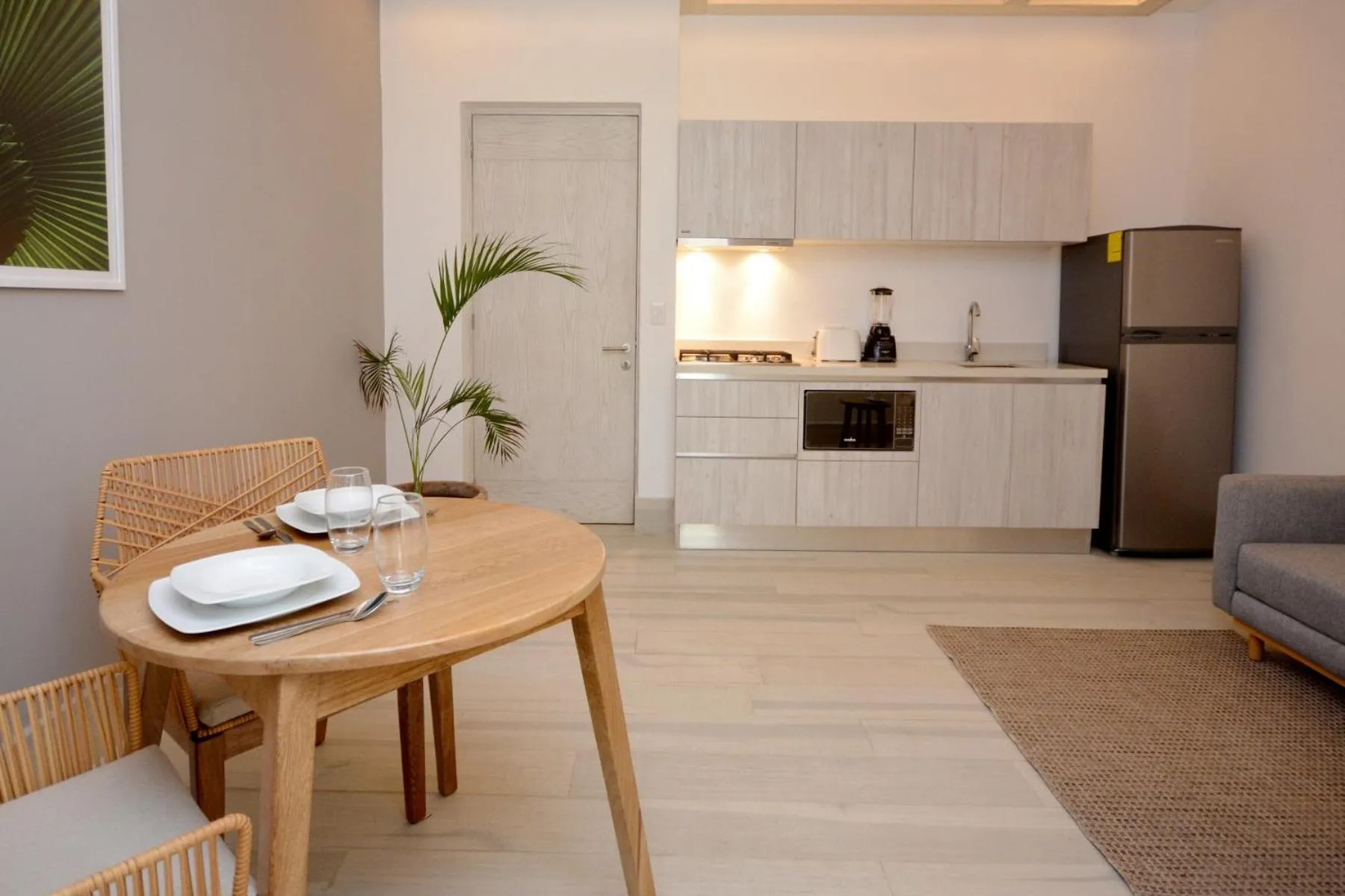 Kitchen or kitchenette in MAYAN MONK Suites