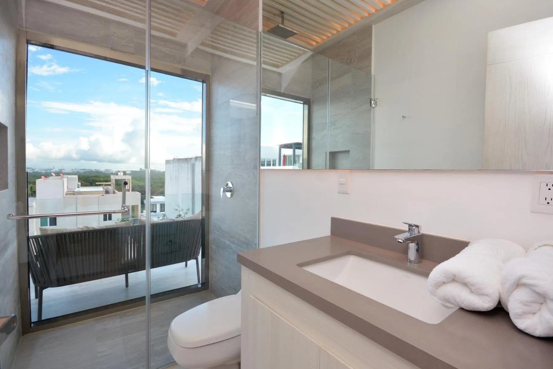 Bathroom in MAYAN MONK Suites