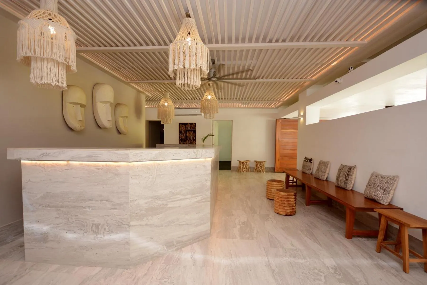Lobby or reception in MAYAN MONK Suites