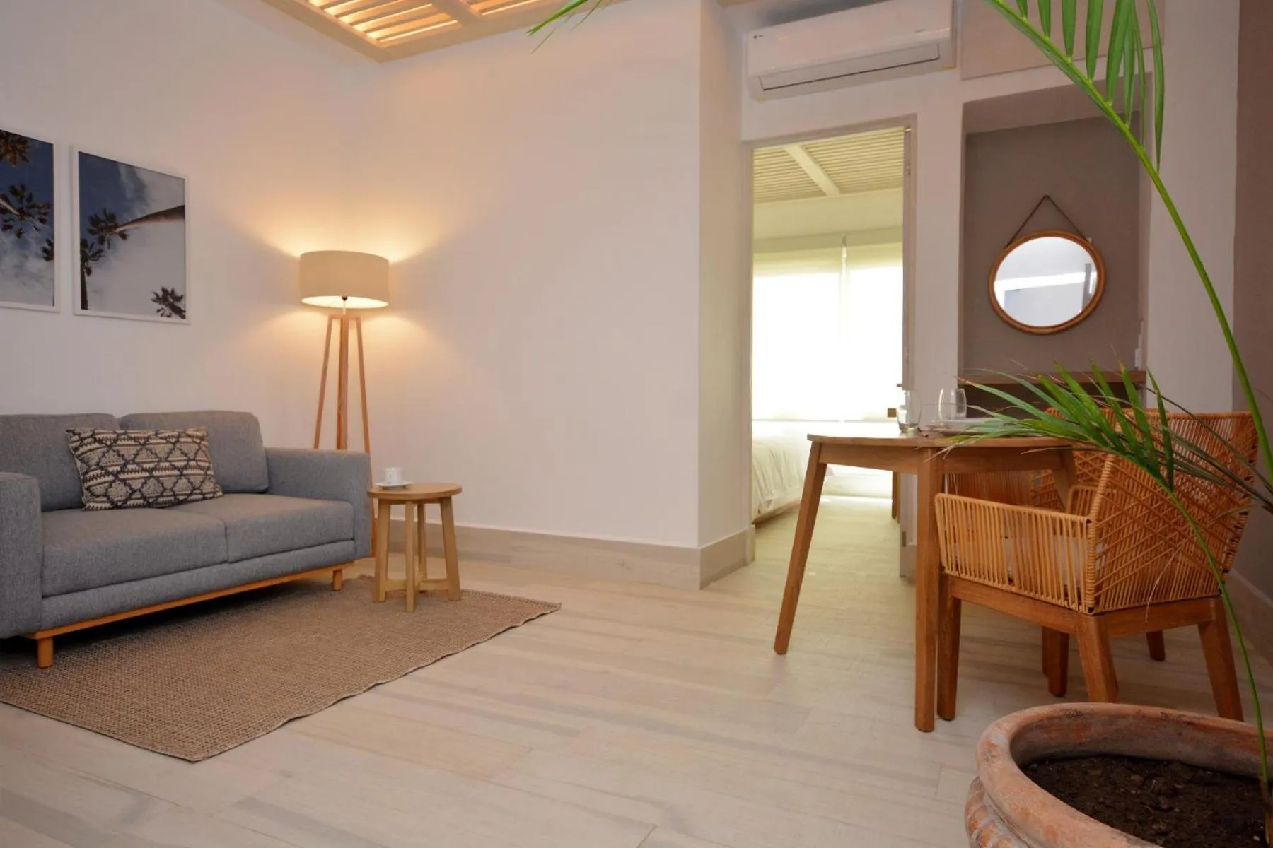 Living room in MAYAN MONK Suites