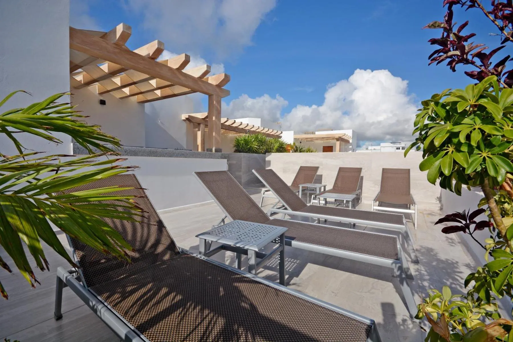Patio in MAYAN MONK Suites