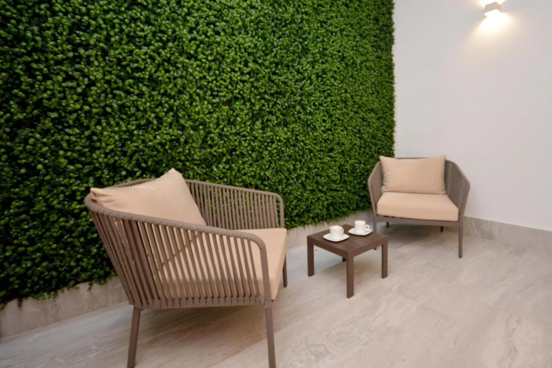 Seating area in MAYAN MONK Suites