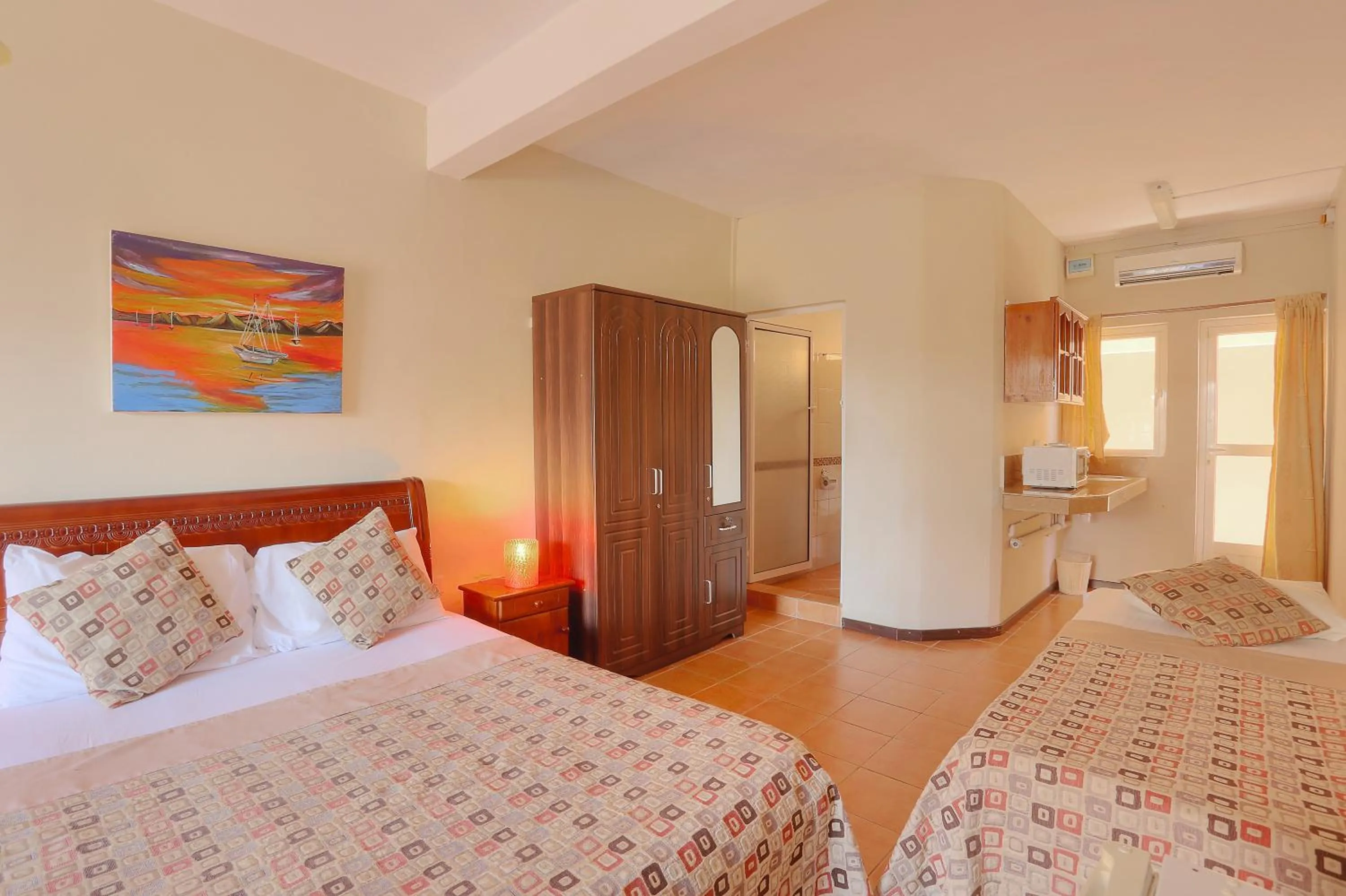 Bed in L'Oiseau de L'Ocean Tourist Residence