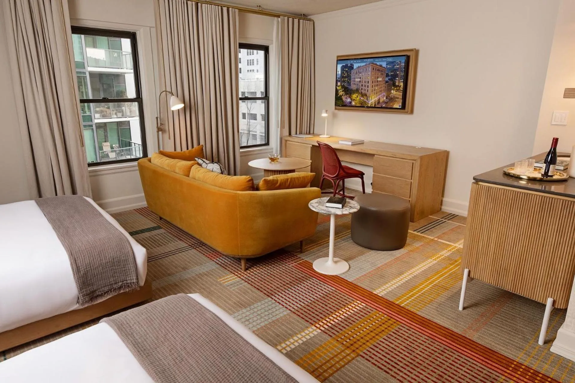 Bed in Ändra Hotel Seattle - MGallery Collection