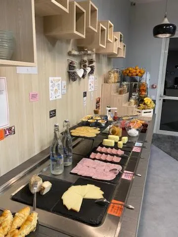 Buffet breakfast in Ibis Styles Crolles Grenoble A41