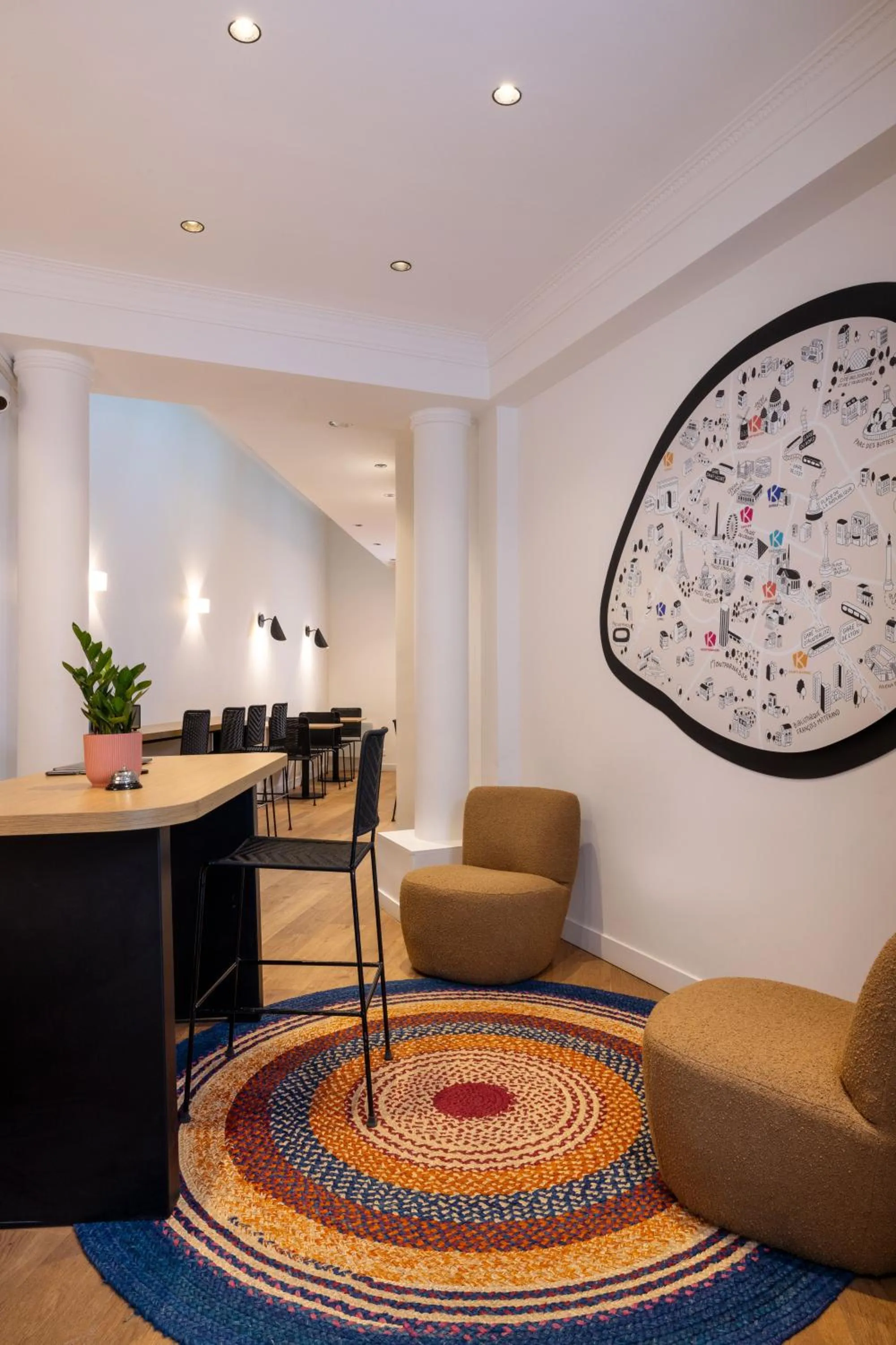 Lobby or reception in Hotel Korner Montparnasse