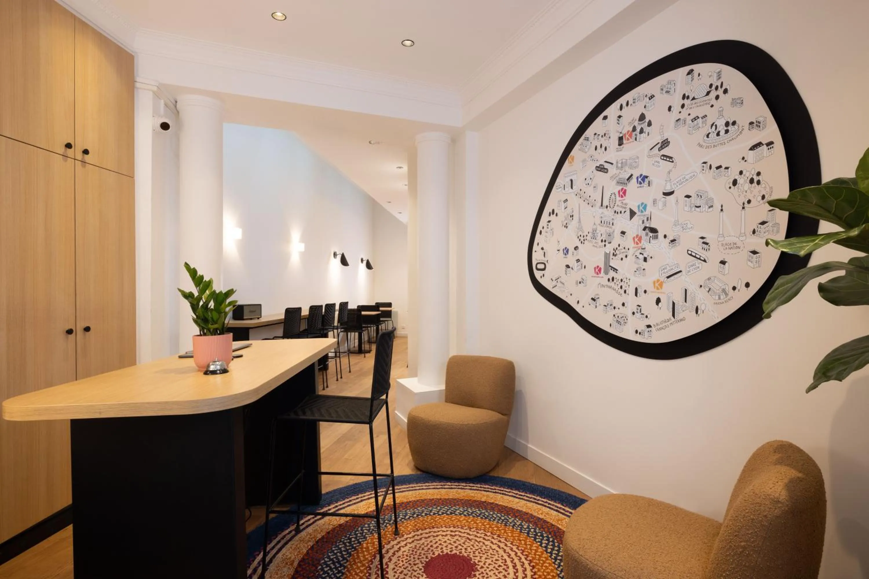 Lobby or reception in Hotel Korner Montparnasse