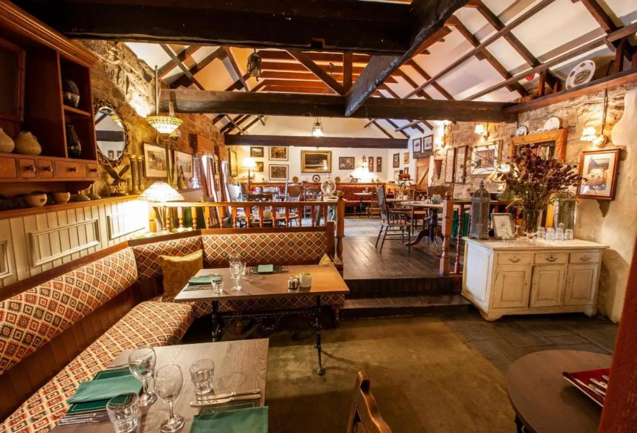 Dining area in The Tankerville Arms