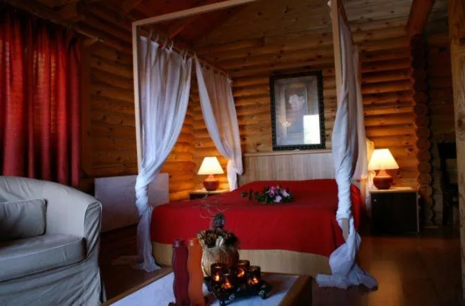 Bed in Dionysus Village Resort