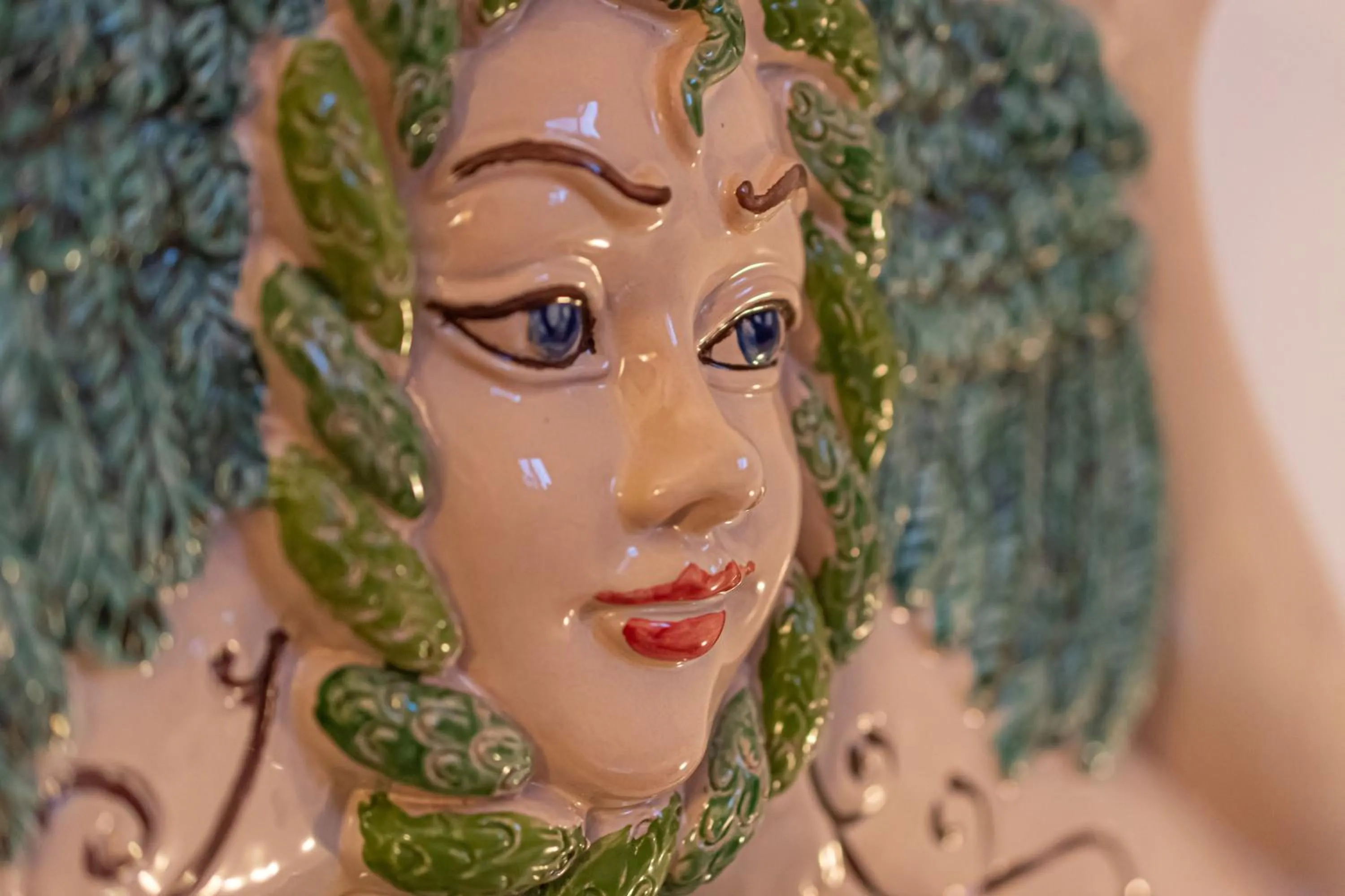 Decorative detail in Spiagge Iblee