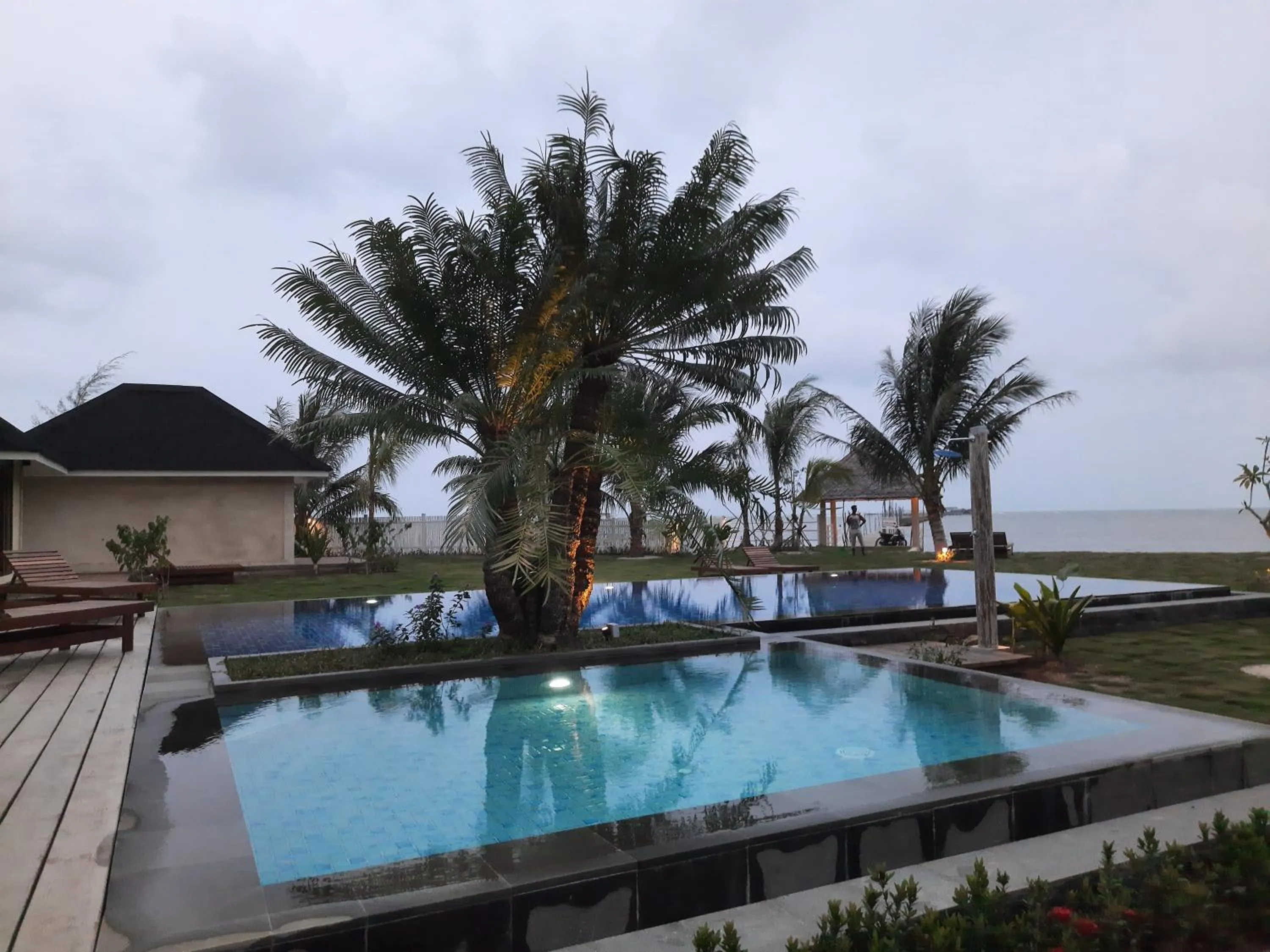 Swimming pool in The Kelong Trikora Resort