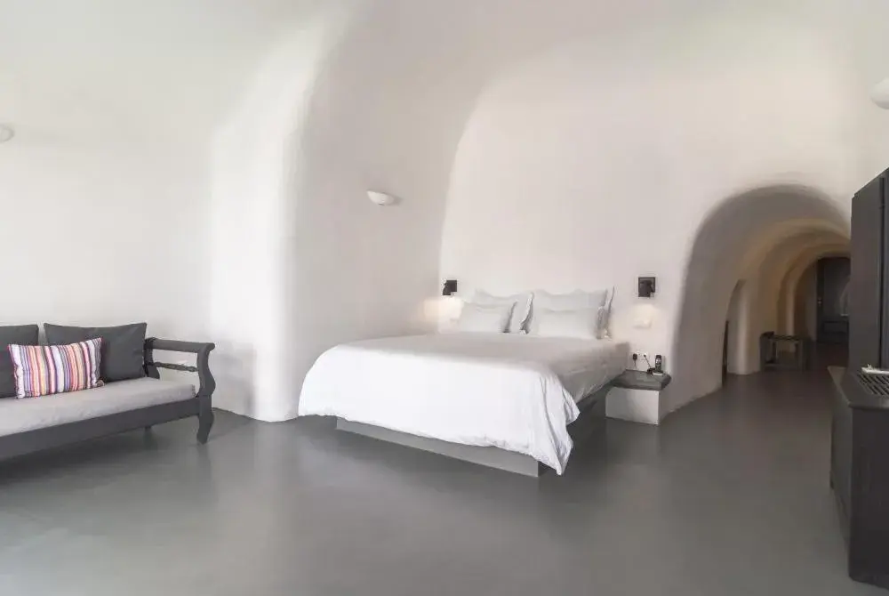 Photo of the whole room, Bed in Grand Ambassador Santorini Hotel Photo of the whole room, Bed in Grand Ambassador Santorini Hotel